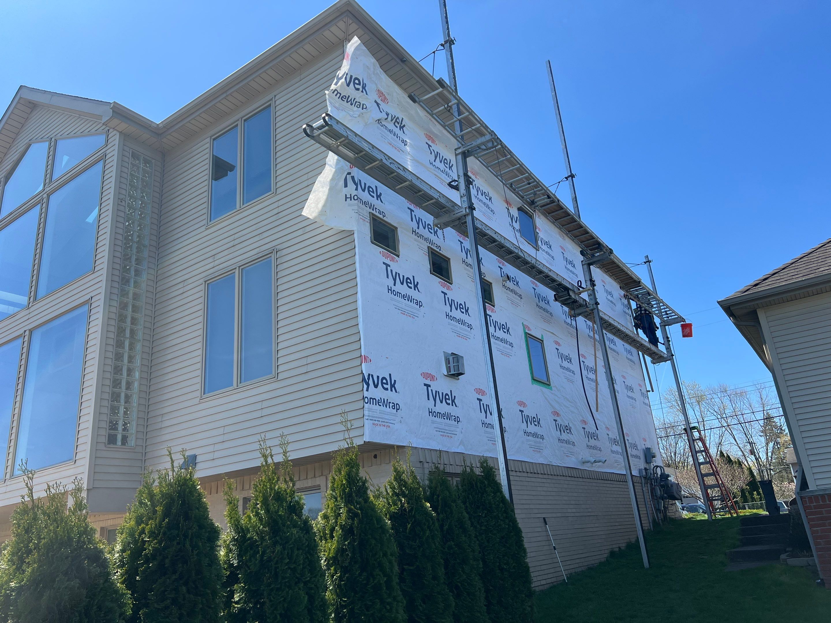 Siding Replacement using Everlast by 180 Contractors