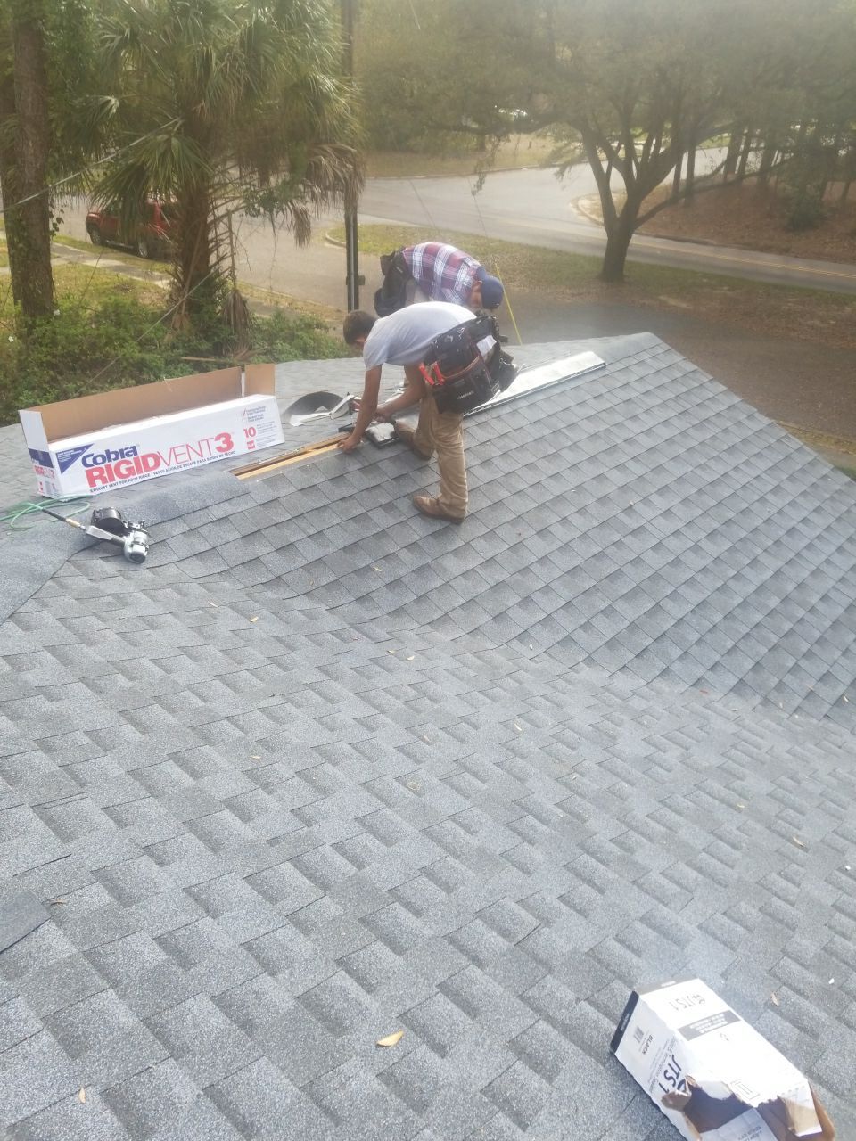 Residential Roofing Installation using Roof Replacement by American Roofing & Construction LLC