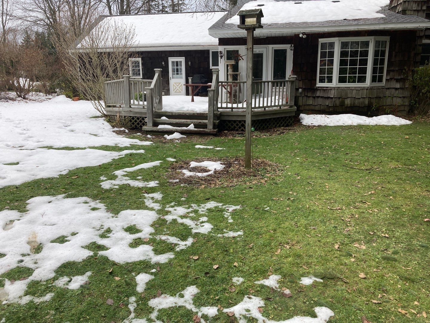 Deck and Stamped Concrete by Ivy Lea Construction