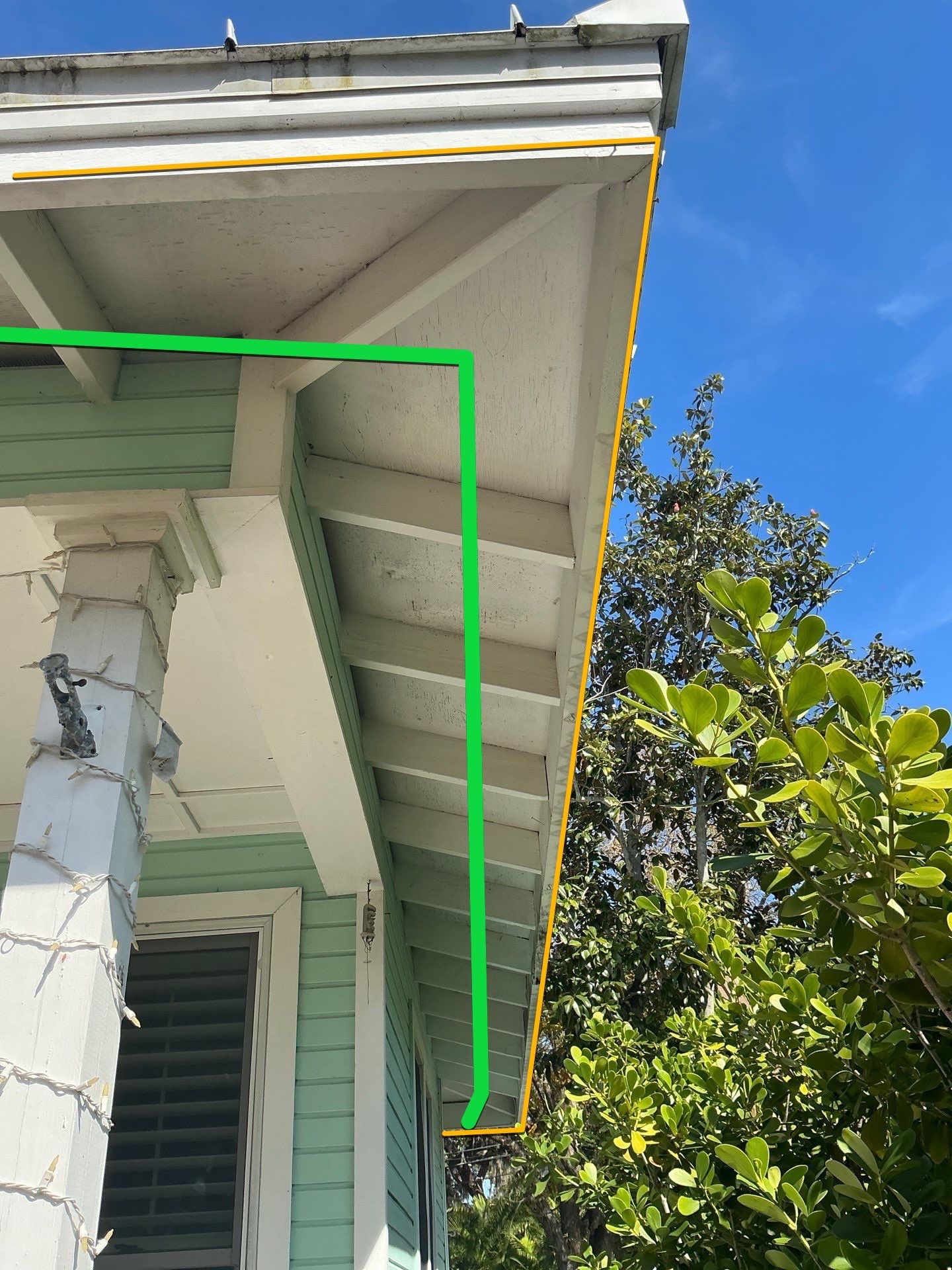 New White Soffit Project in Safety Harbor, FL by Gutter Professors