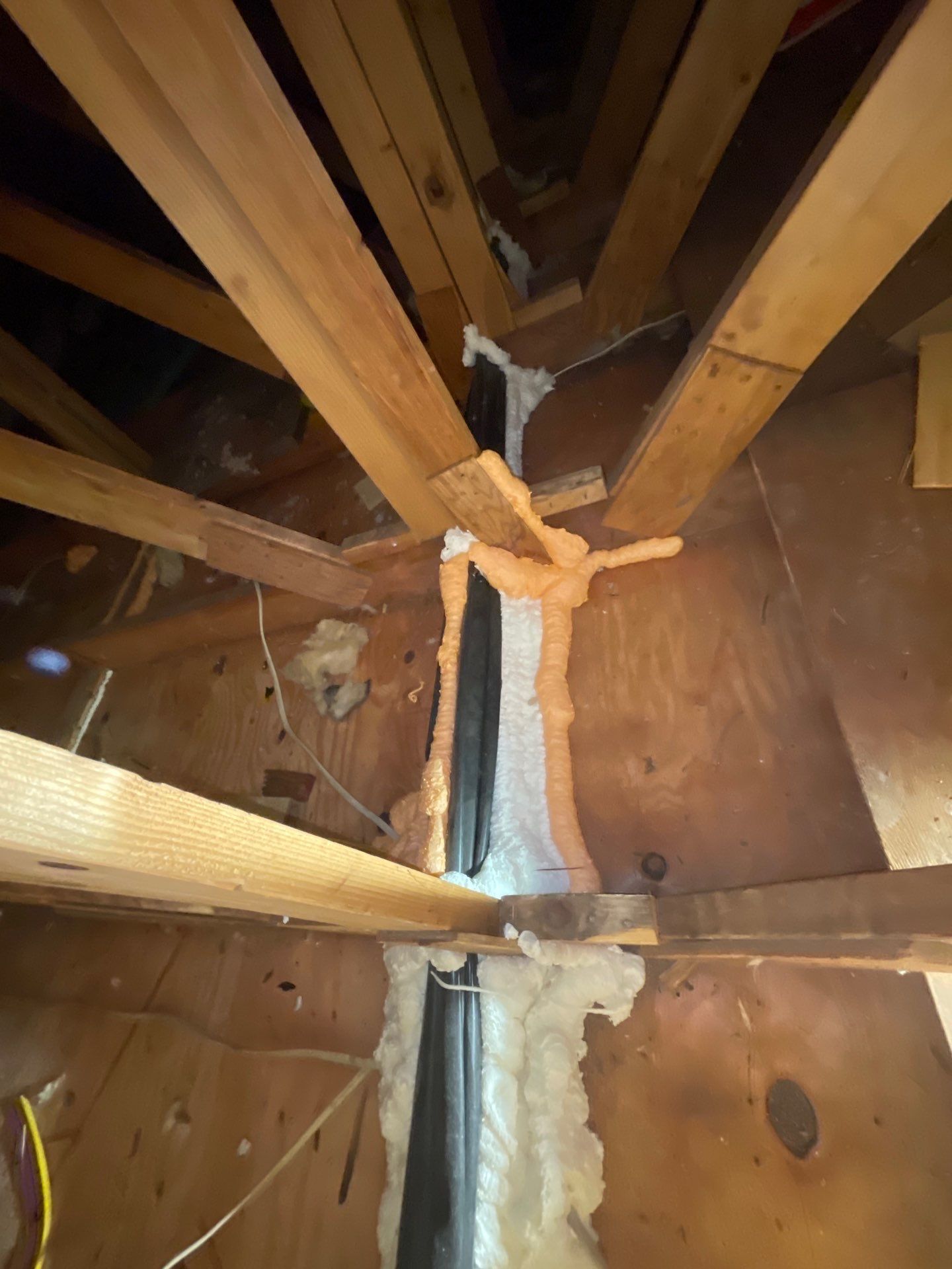 Attic Insulation using Green Fiber Sanctuary by NYS Foam & Energy