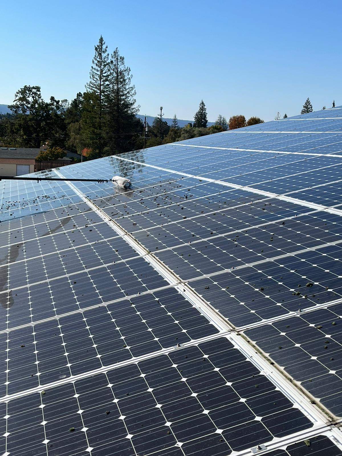 Los Alots Commercial Solar Panel Cleaning by All One Solar Shine