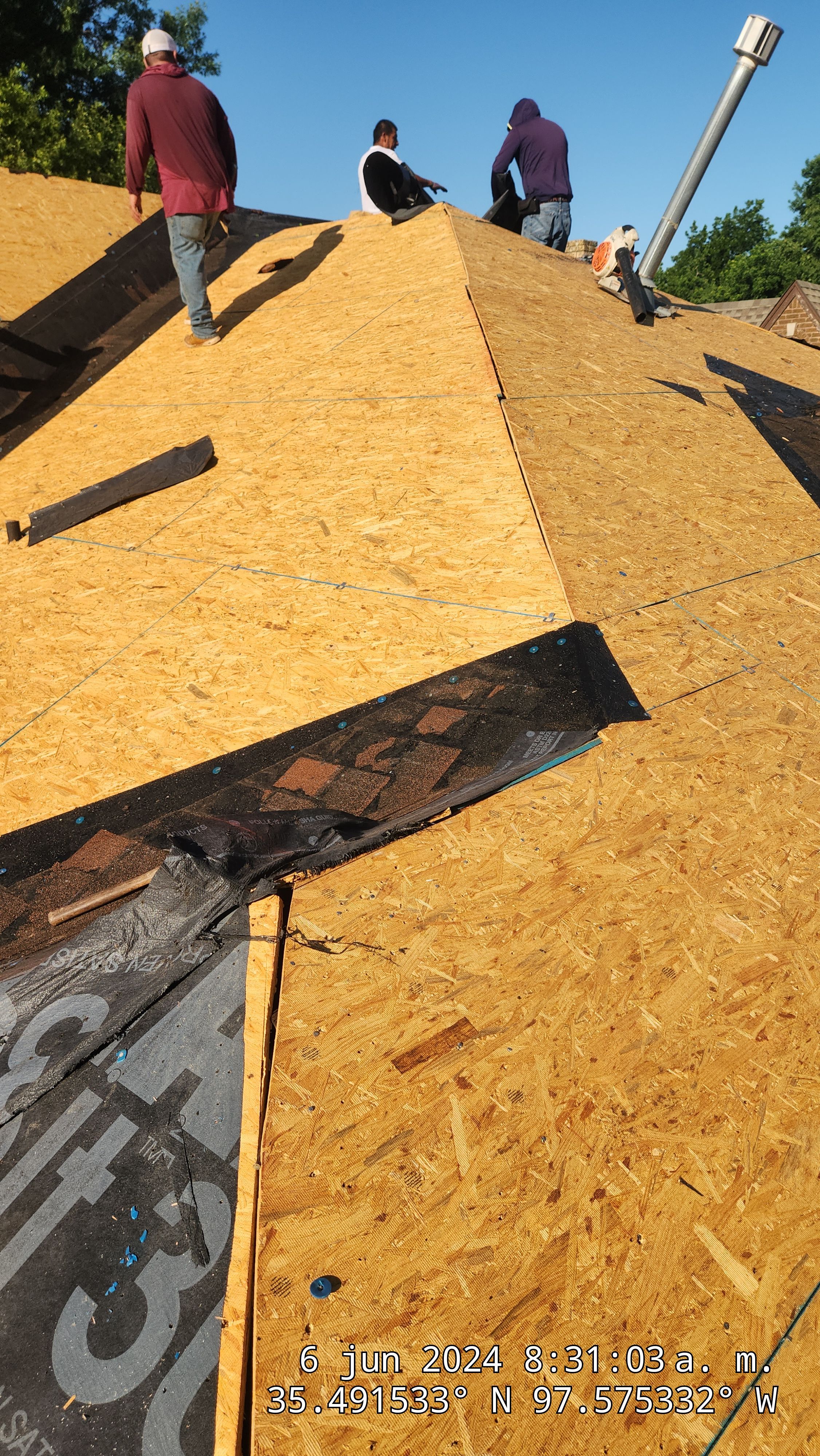 Residential Installation using Owens Corning by Castillo Roofing