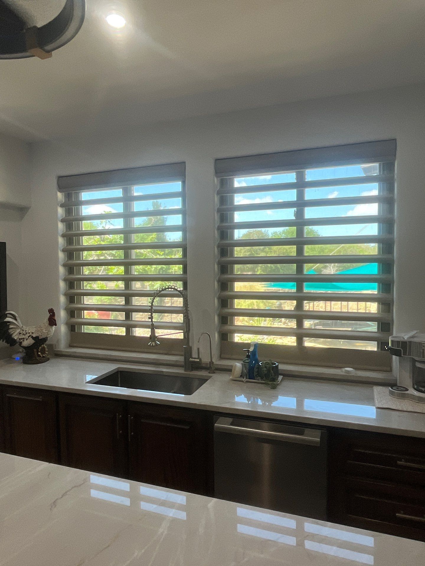 Hunter Douglas Pirouettes with Powerview Gen 3 by Budget Blinds of Greater Corpus Christi