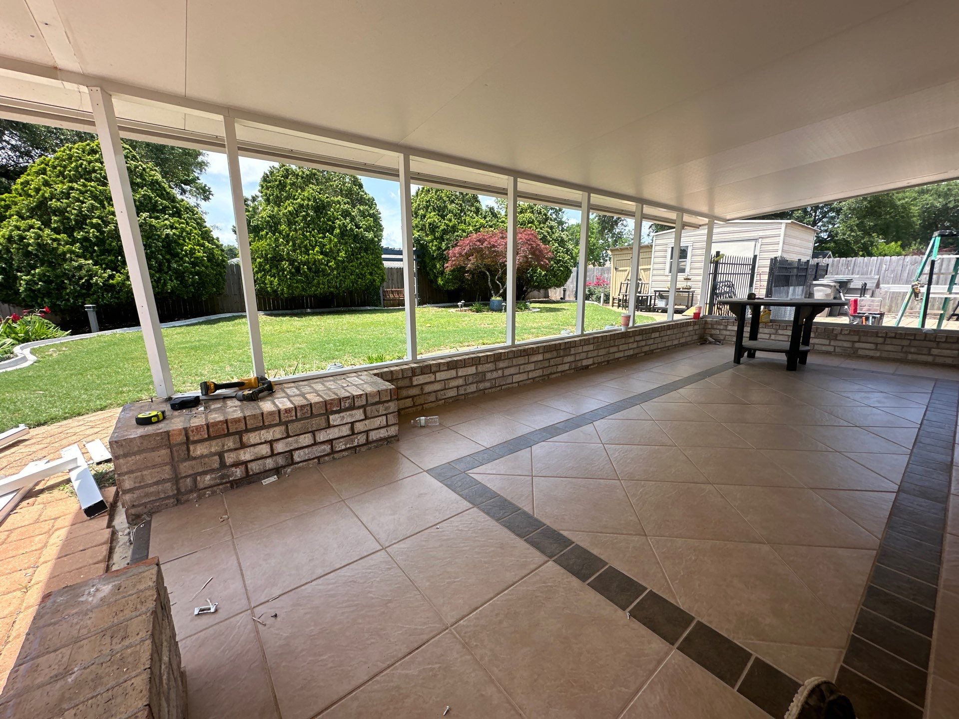 Glass Room using Colorbeam by Titan Sunrooms