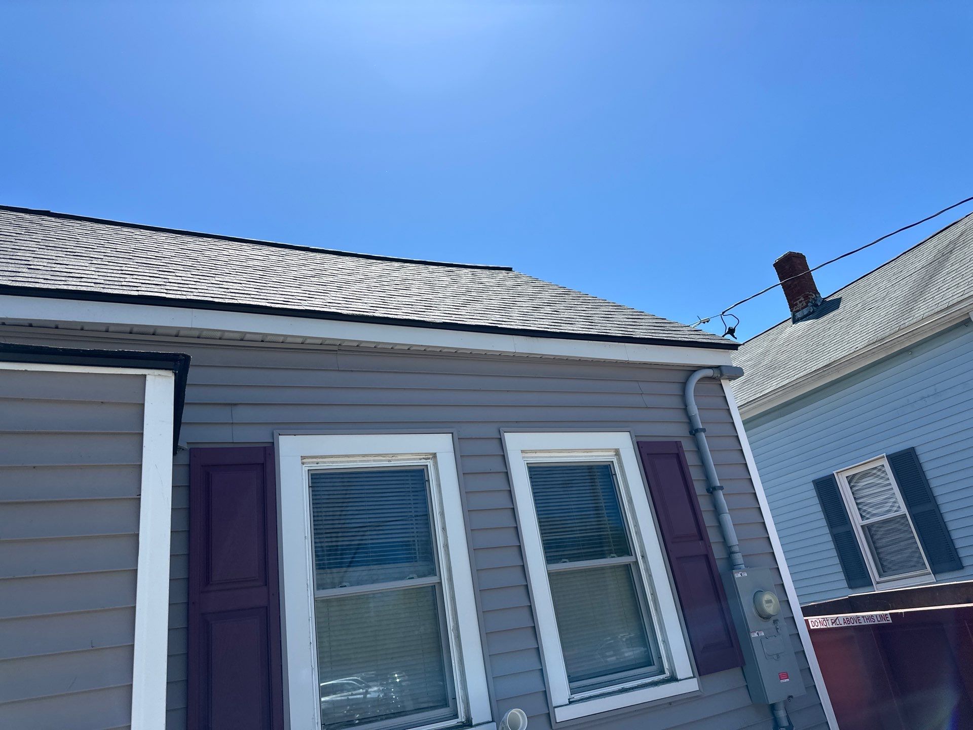 Roof Replacement with Owens Corning TruDefinition Shingles in Midnight Plum by Mighty Dog Roofing of Greater Middlesex County