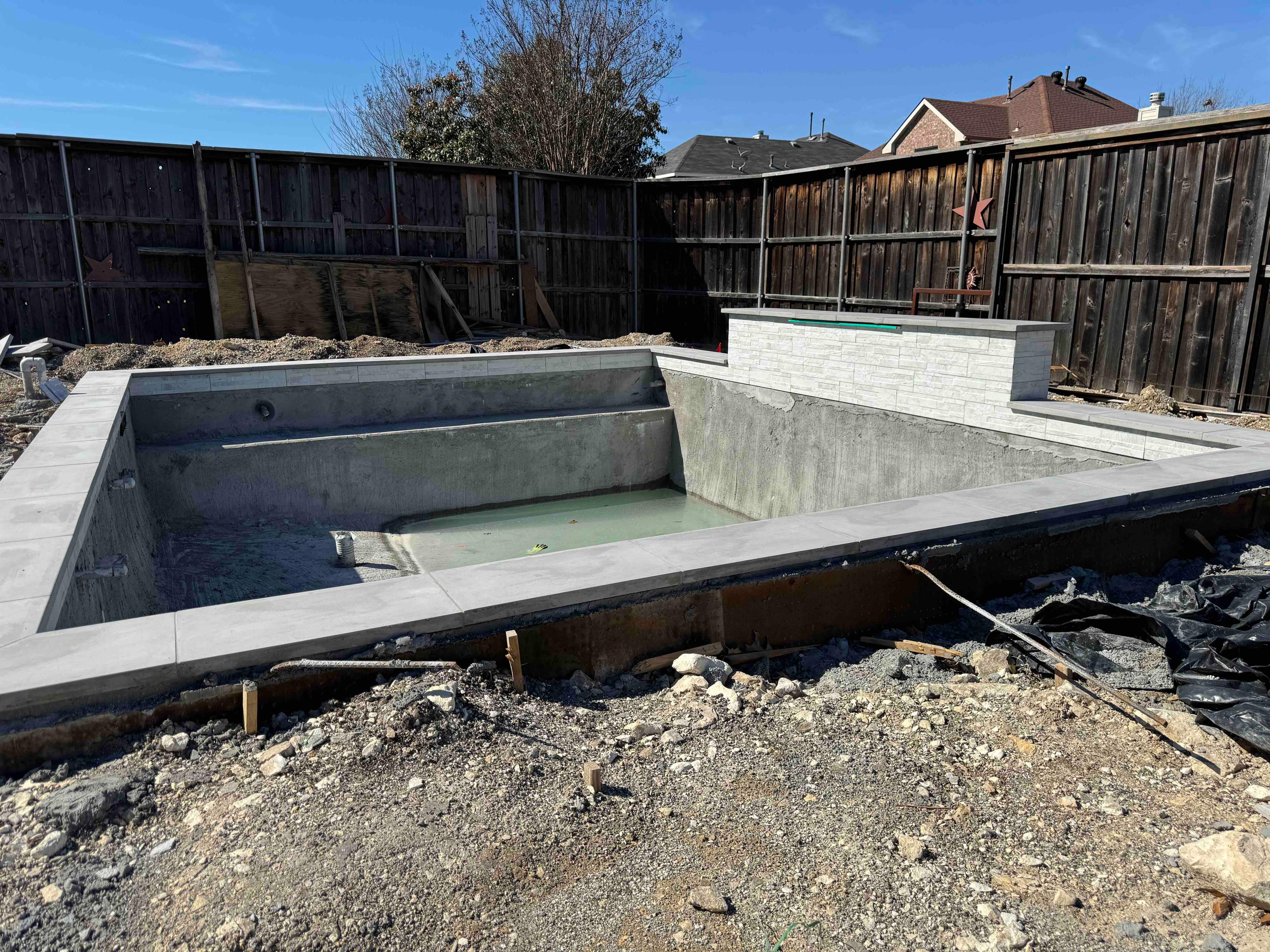 Modern Geometric Pool by Pinnacle Pools and Spas - DFW