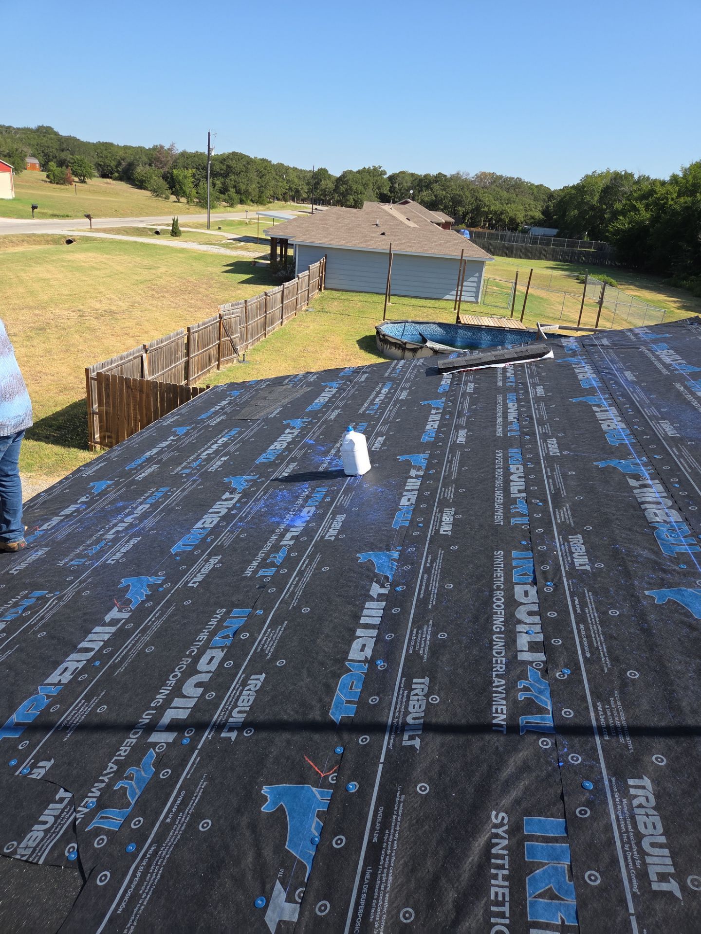 Project in Weatherford by Lonestar Roofing and Restoration LLC.