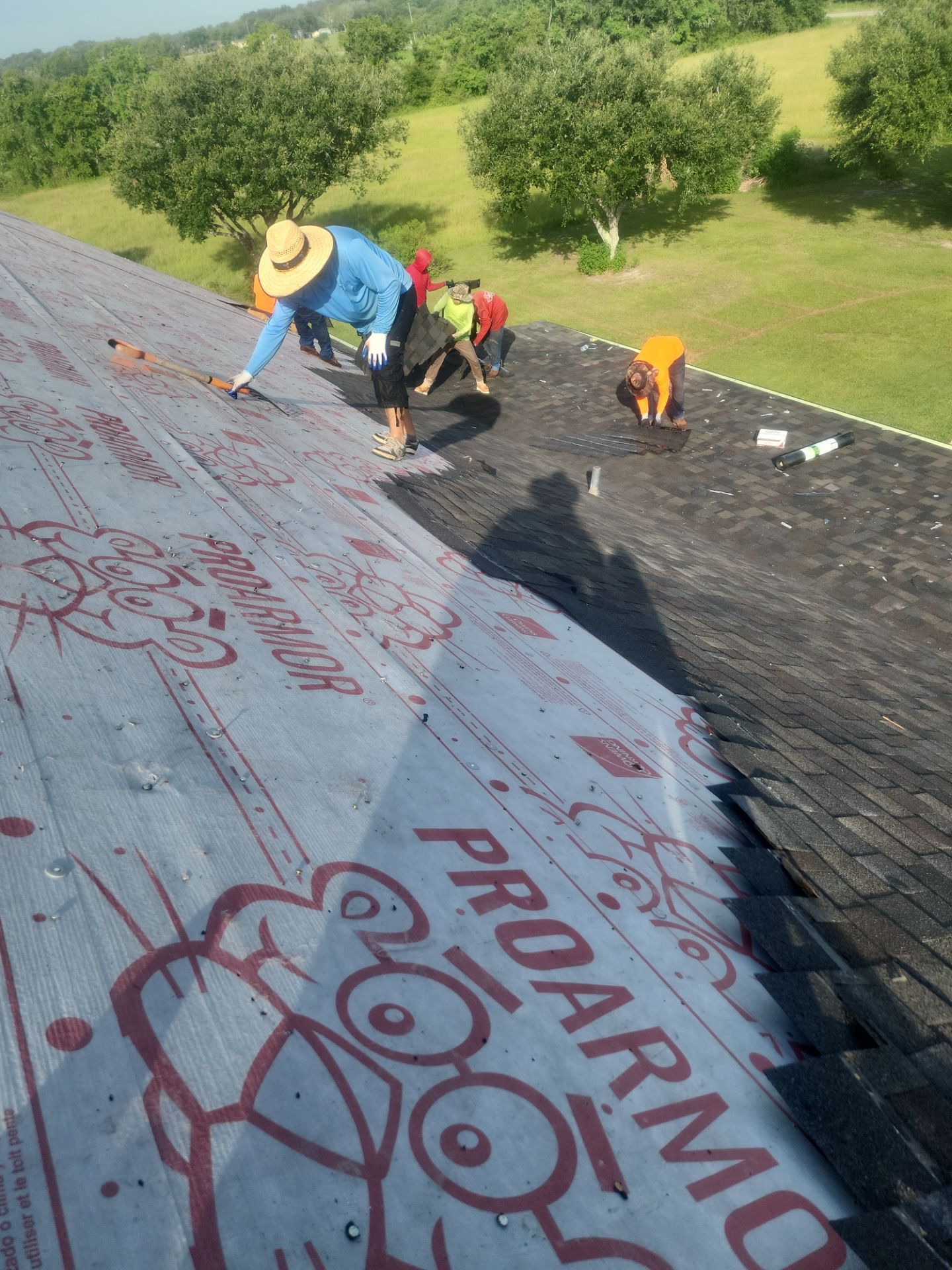 Residential Roofing Installation using Owen's Corning Duration (Lifetime) Shingles by Roof Repair Company