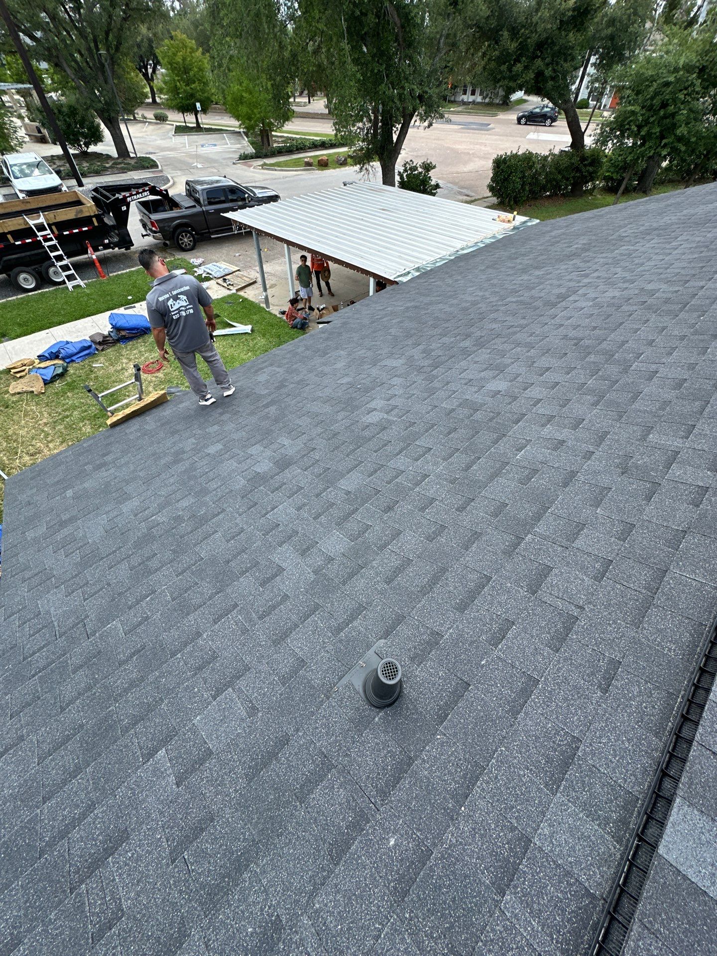 Project in Houston by Motion Roofing