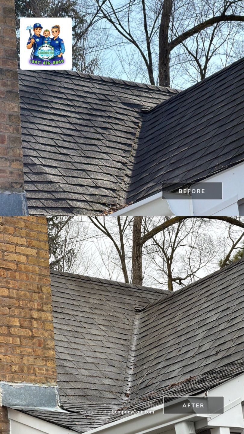 Project in Island Lake by Simmons Power & Soft Washing