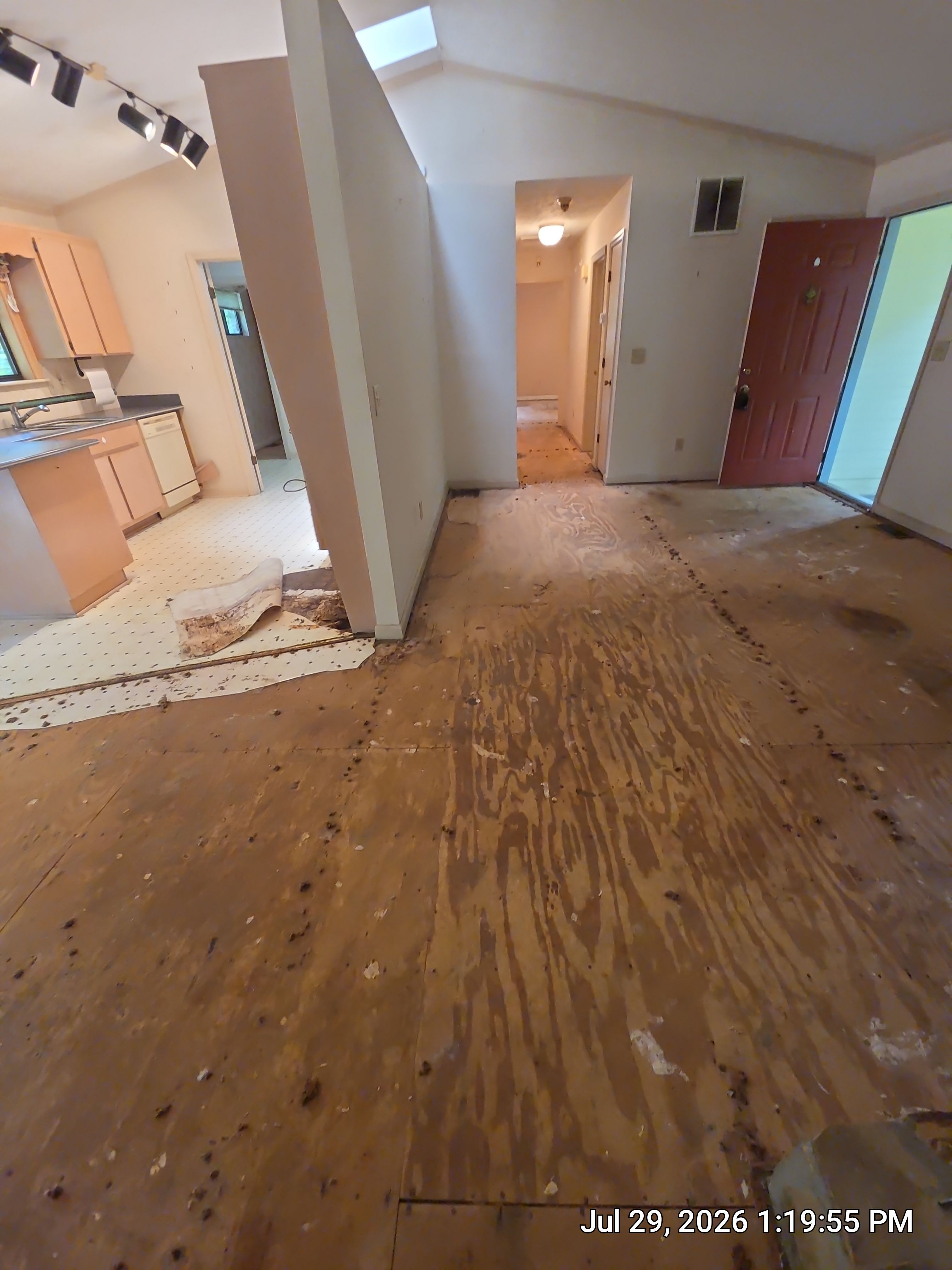 Full Home Subfloor Restoration and Luxury Vinyl Flooring Installation by Flooring Xpress CO