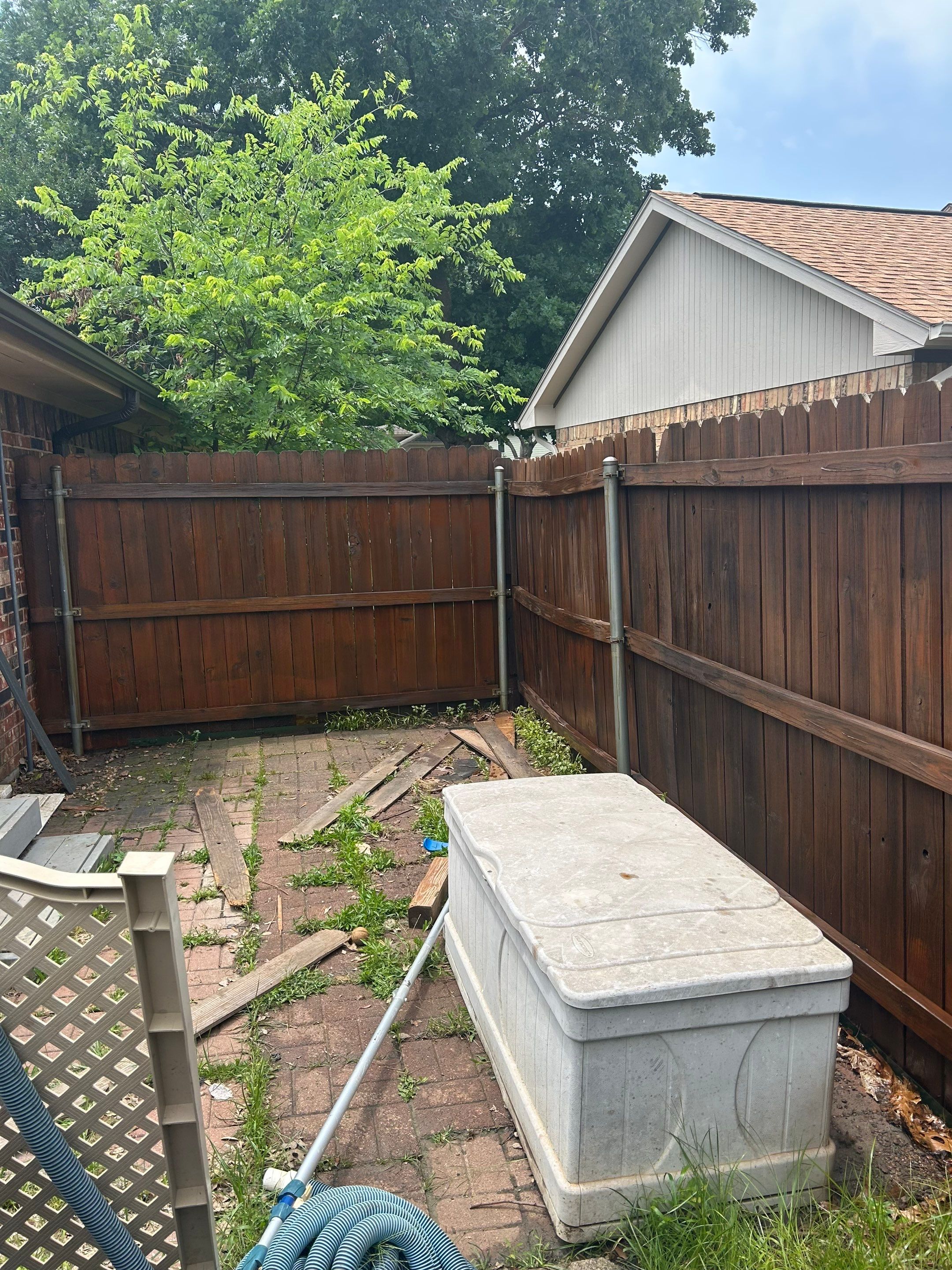 New Sky light/ New Roof/ Gutters and Fence Staining.  by Berry Good Roofing 