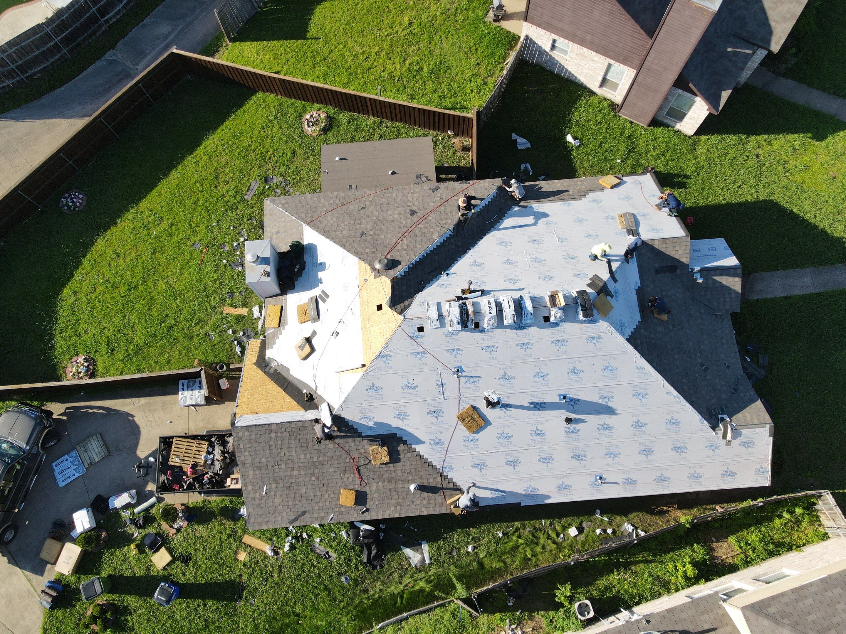 Residential Roofing Installation using Atlas ProLam by Lighthouse Contractors