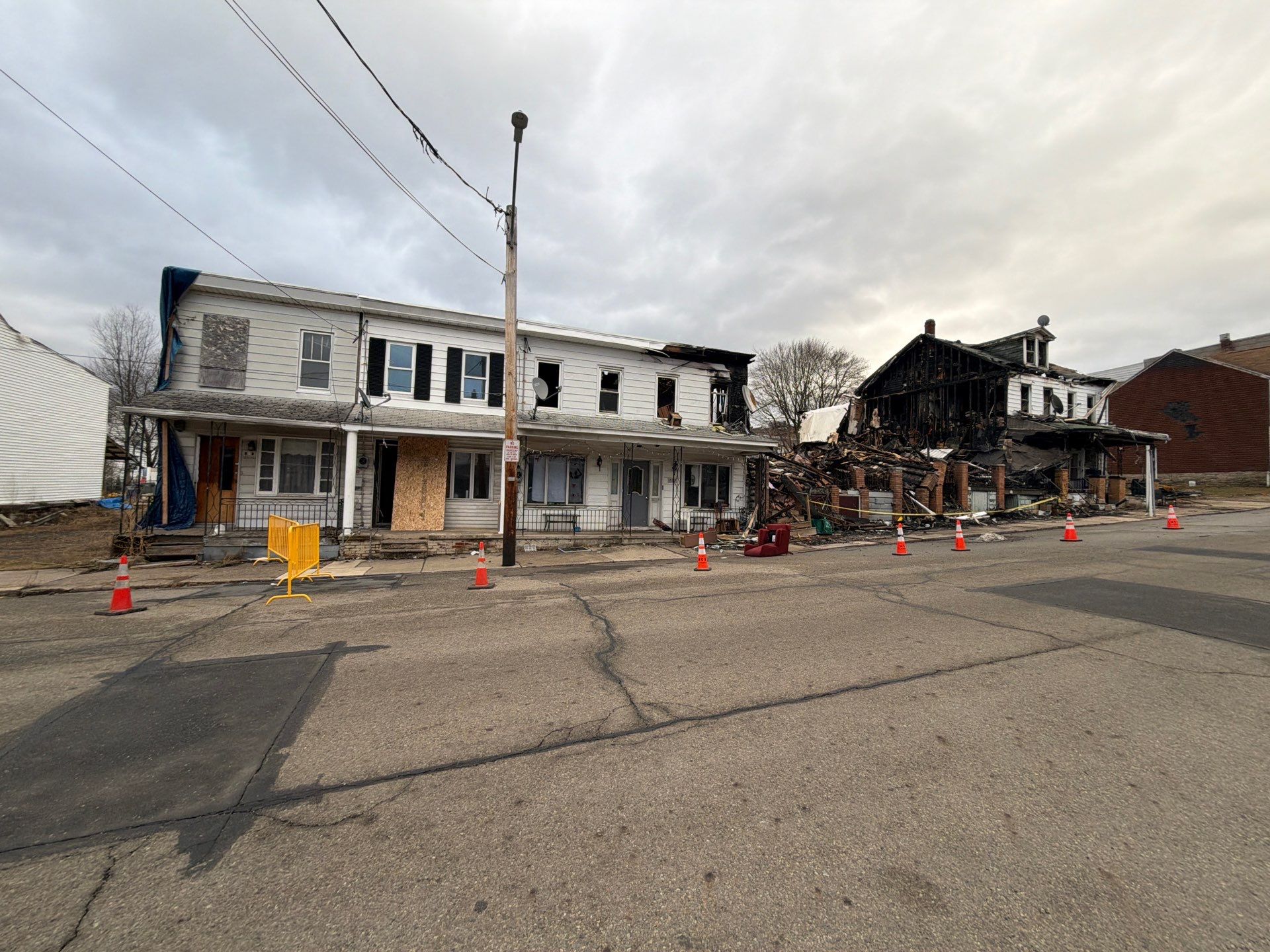 Fire & Smoke Damage Claim in Mt Carmel by FLAPA & KeyStone