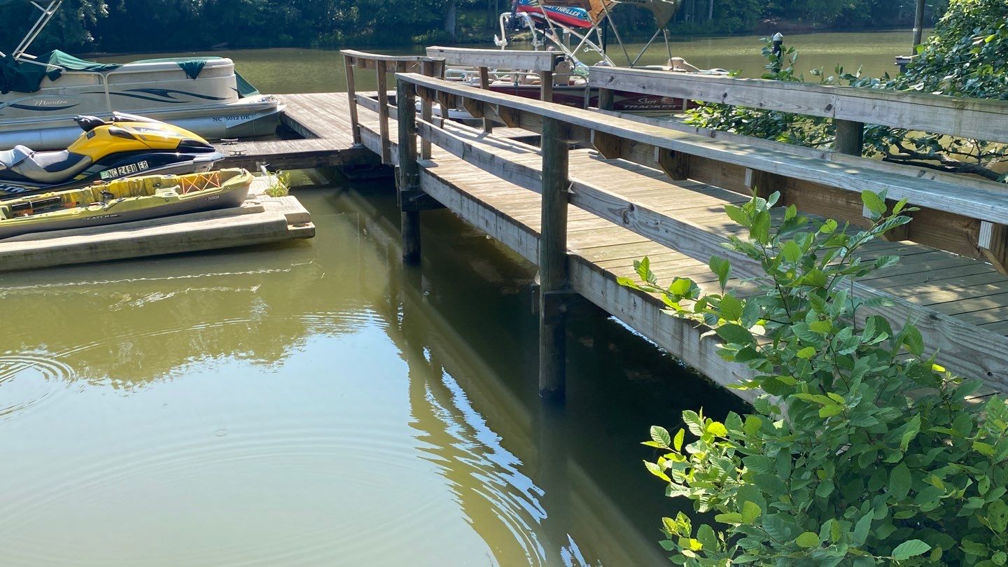 coated dock using Wood Sealant by DuraSeal