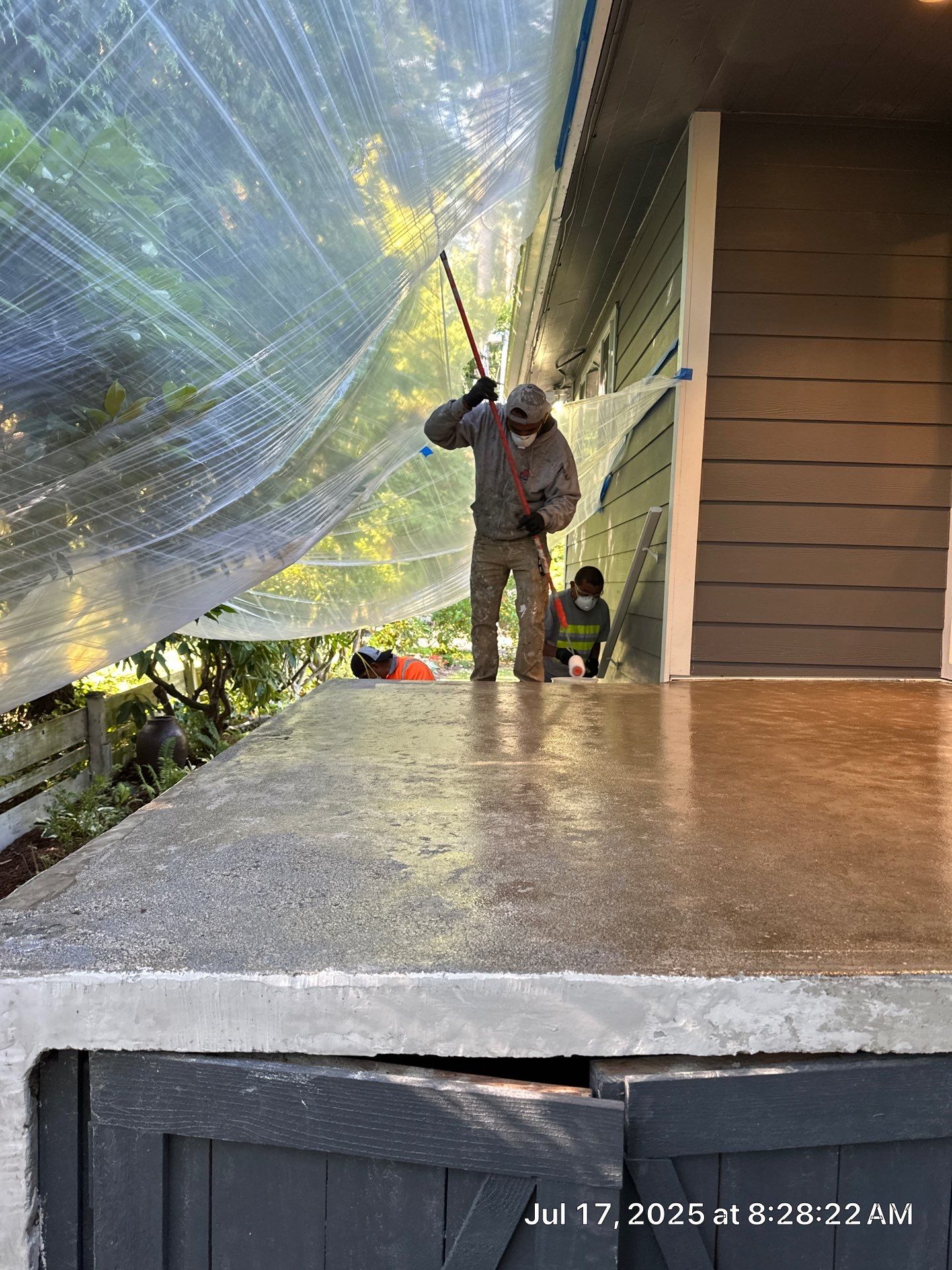 Epoxy Stairs & Sealcoat Driveway Application by Jireh Asphalt & Concrete Inc 