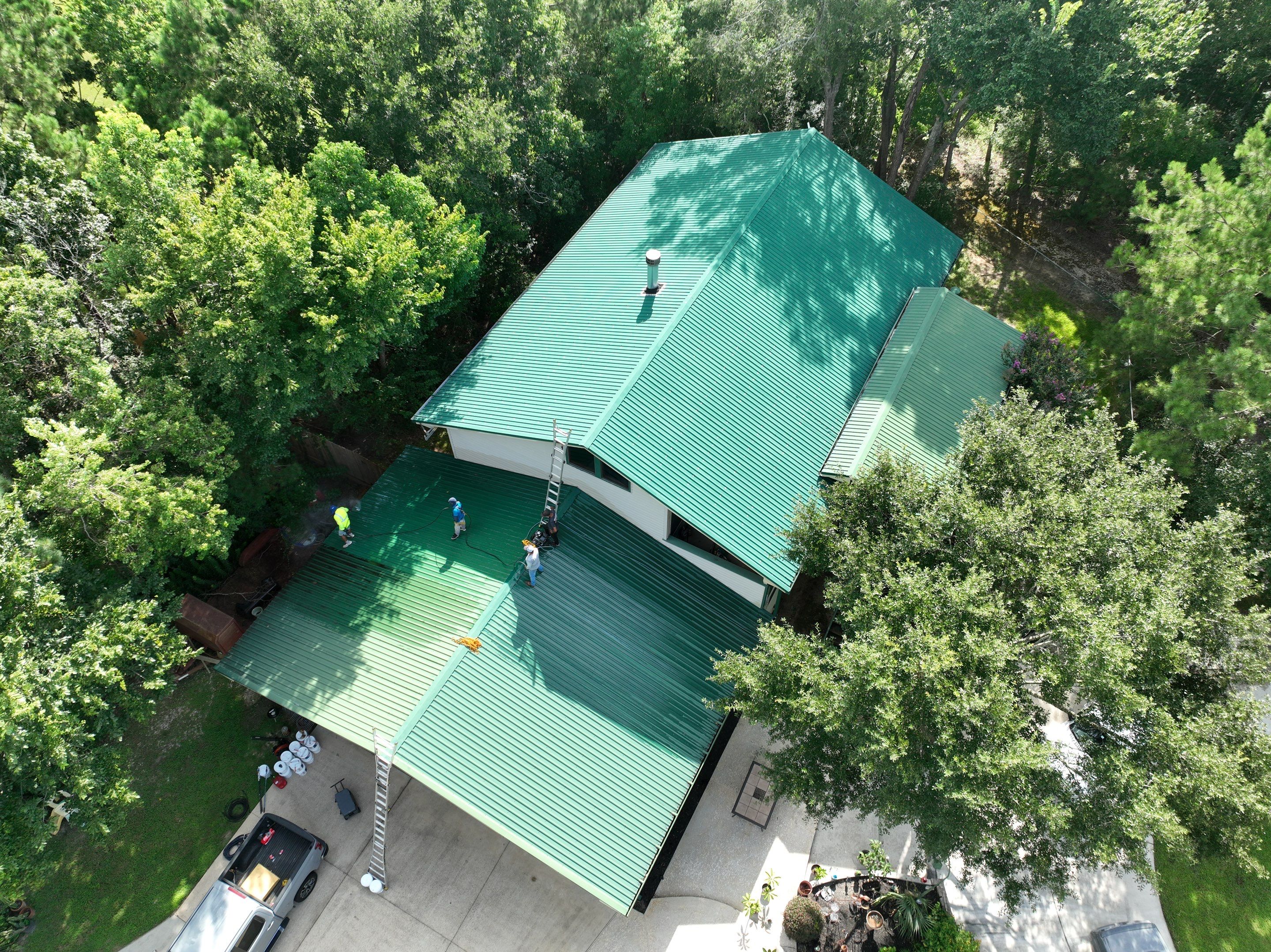 Metal Roof Coating by Roof Concepts Construction