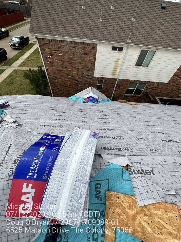 Project in The Colony by Zeus Exteriors