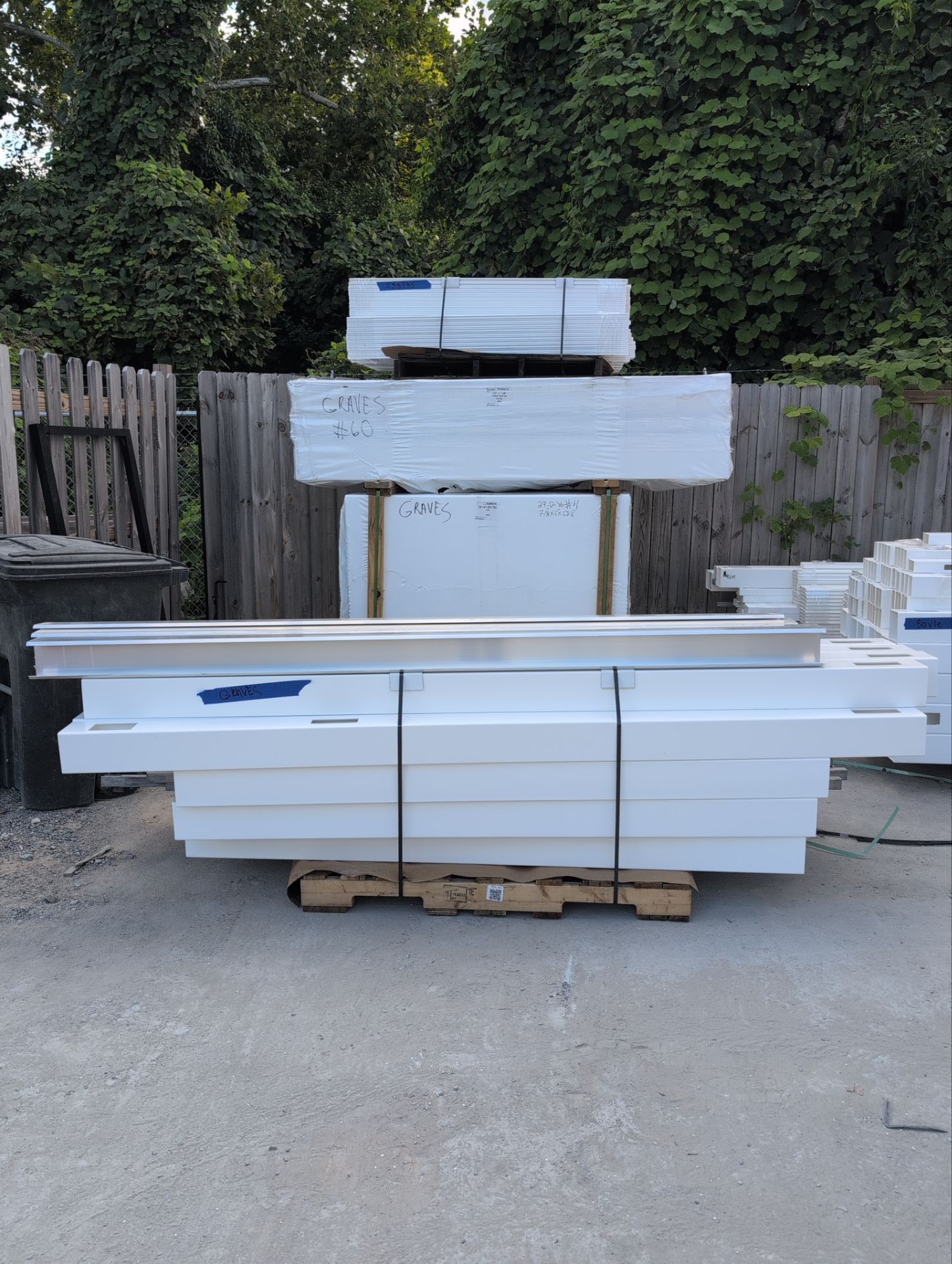 Hamilton Vinyl Privacy Project in Grimesland by Superior Fence and Rail