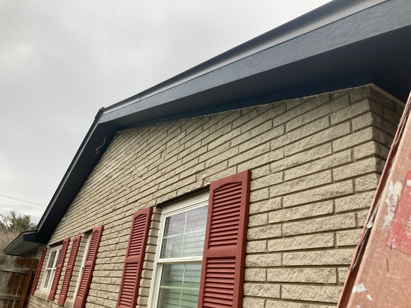 Beeville Backporch sittin' by Bayfront Roofing and Construction