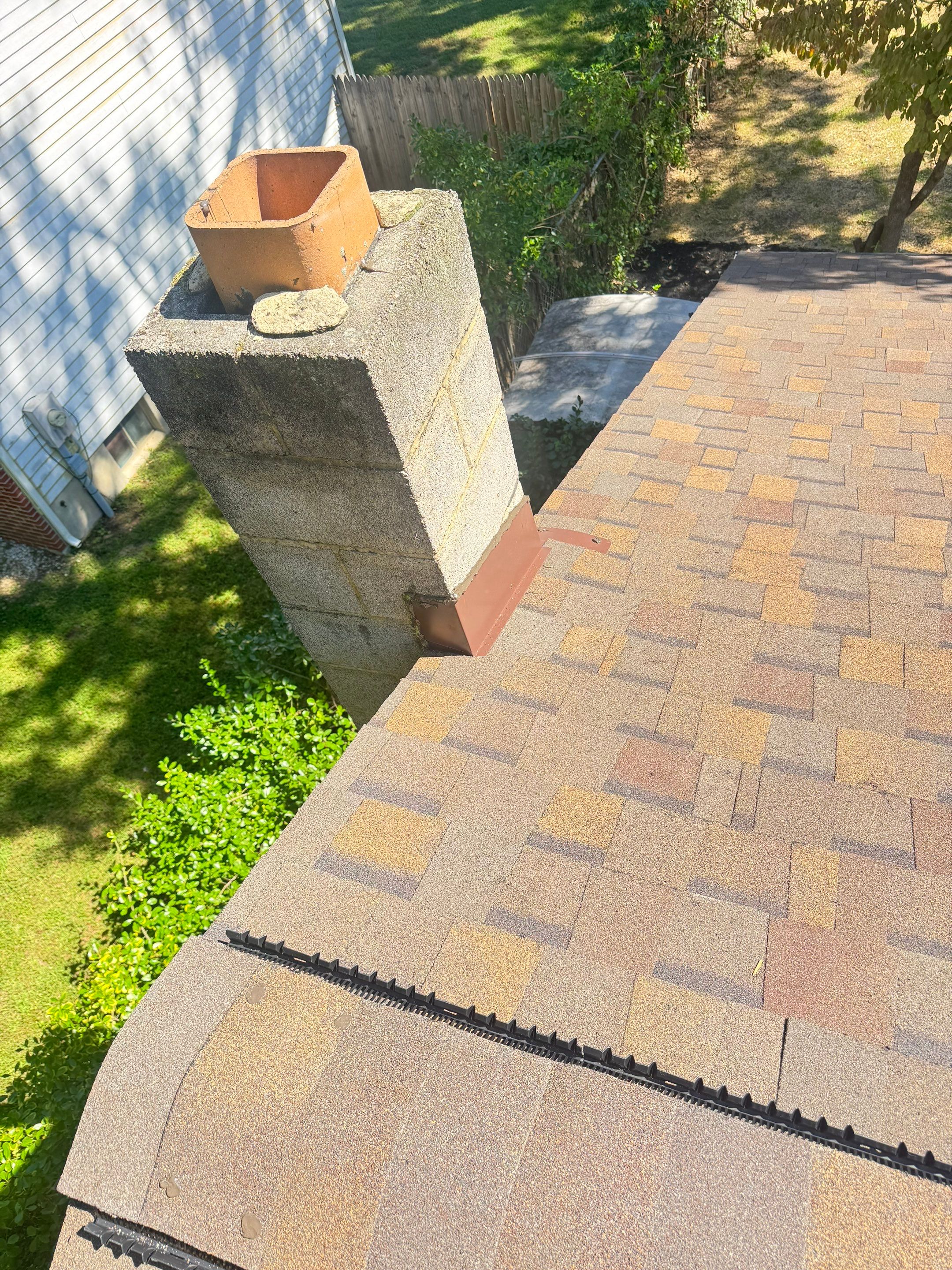 Full Roof Replacement and Gutter Guard Installation in Pasadena, Maryland by First Chesapeake Roofing