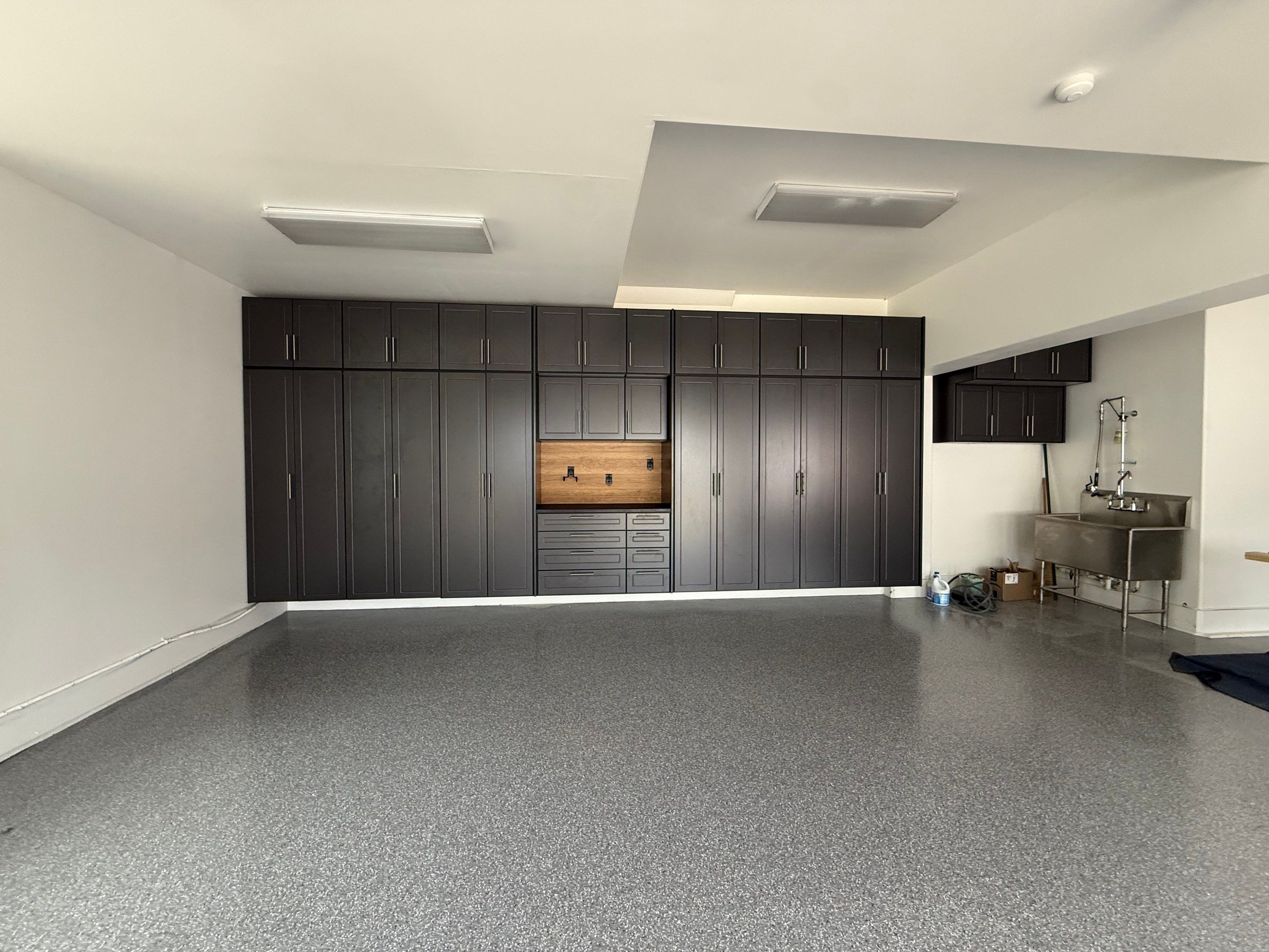 Custom Cabinet Installation in Mission Hills by Banner Garage