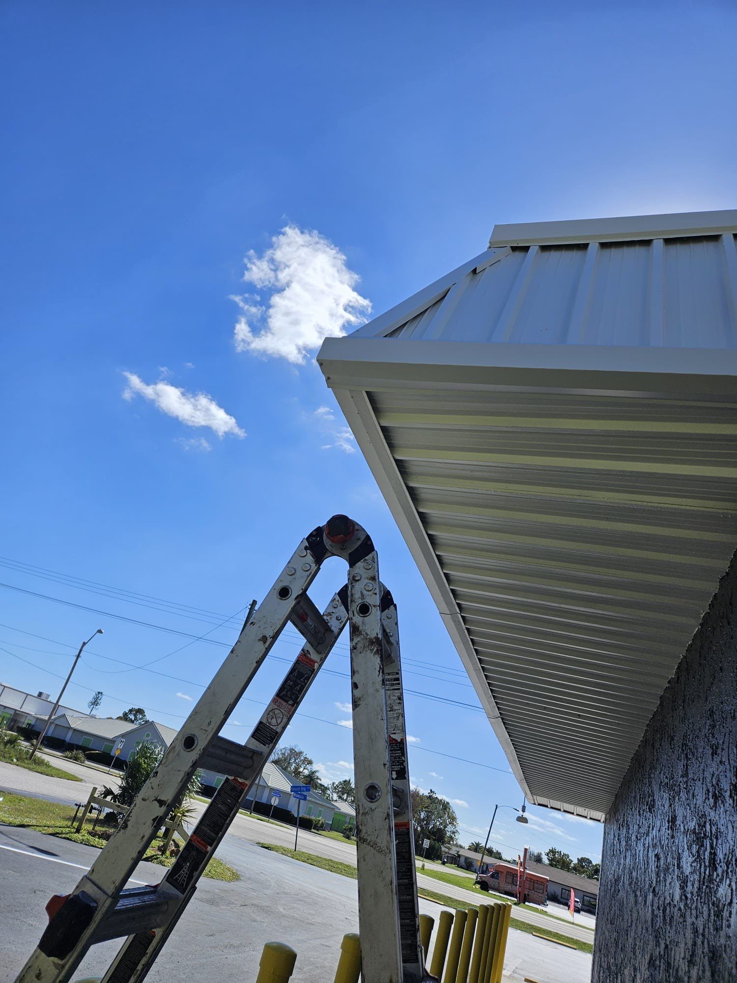 Commercial Roofing Repair using TPO and Metal Decking by Four Peaks Roofing