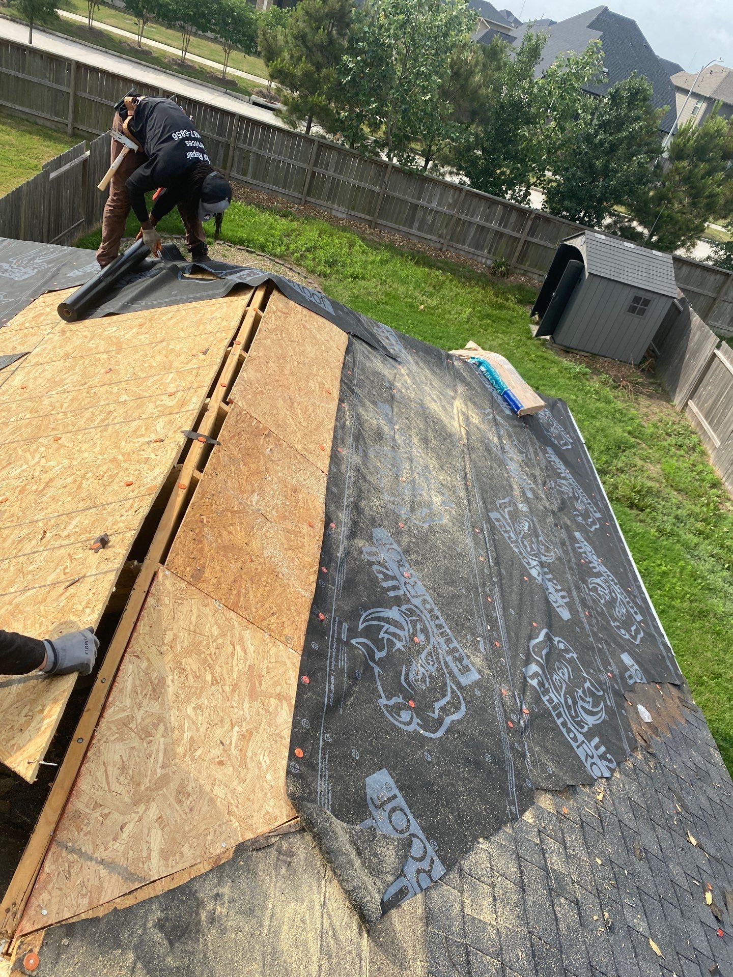 Residential Roofing Repair using Owen's Corning Duration (Lifetime) Shingles by Roof Repair Company