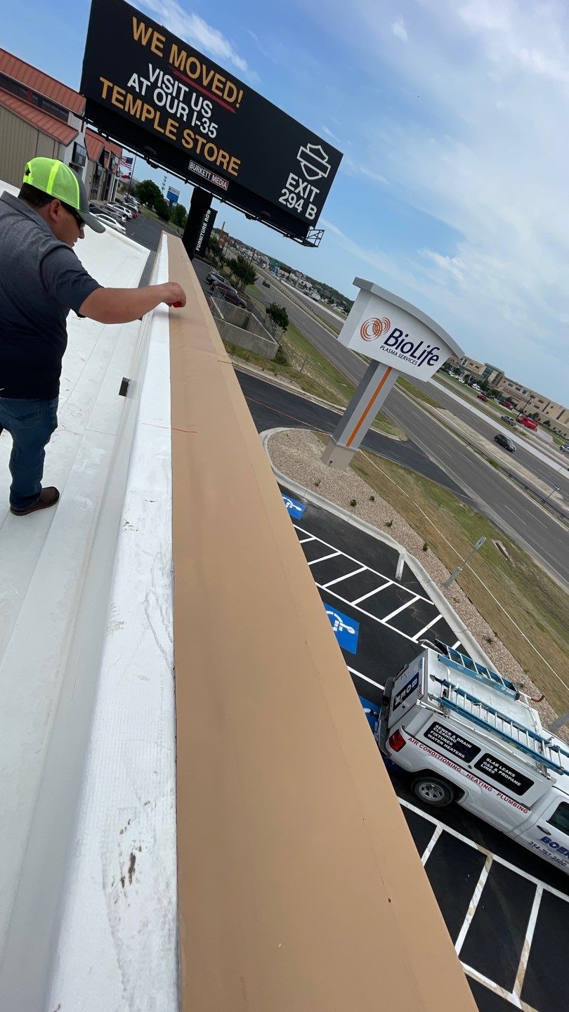 Bio-Life Commercial Roof Replacement using IB Systems PVC by Roof Experts