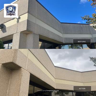 Stone Facade Power Washing & Exterior Restoration