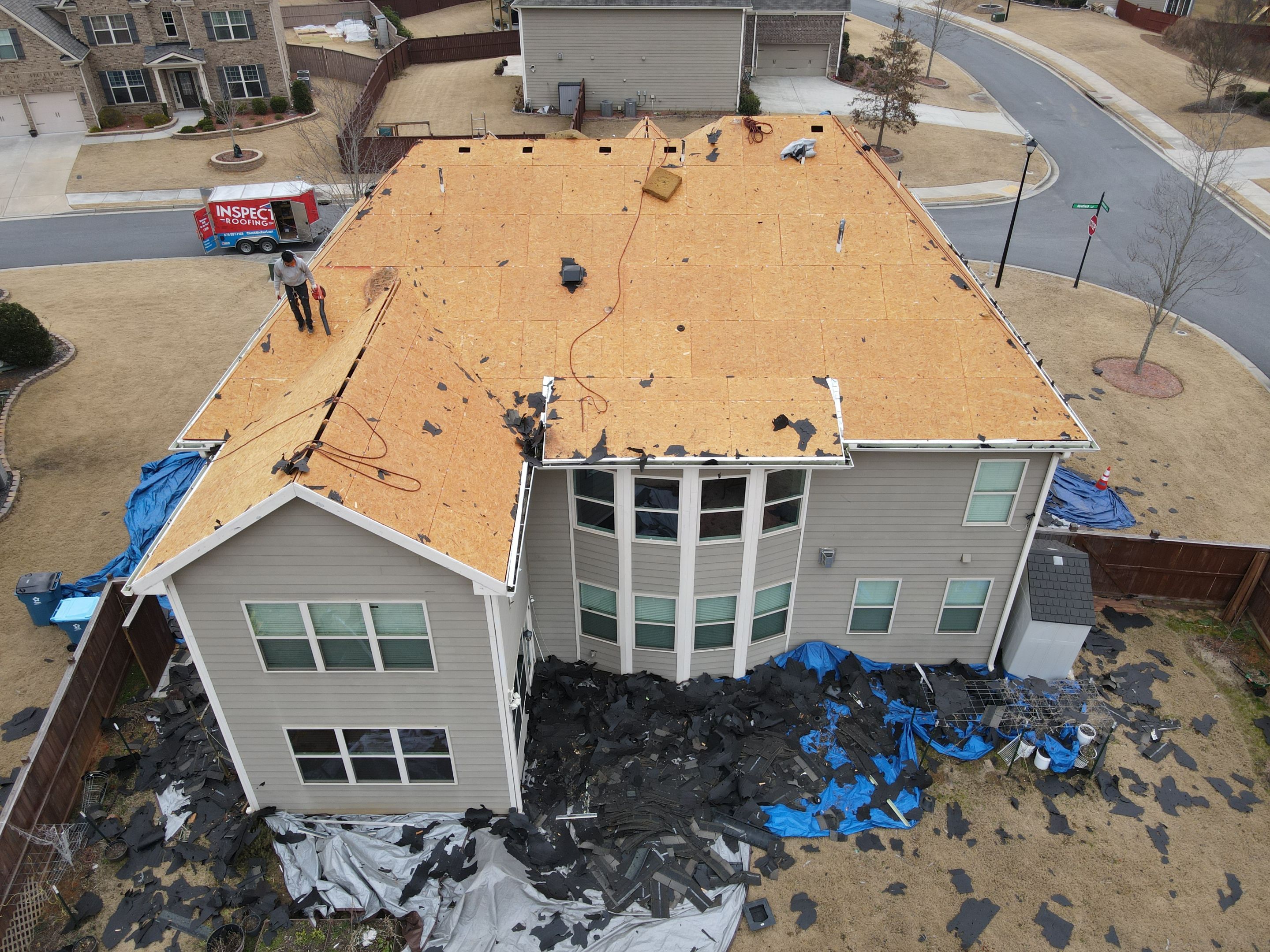 Residential Roofing Installation using Owens Corning by Inspector Roofing and Restoration
