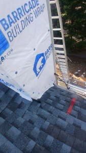 Chimney Siding Reconstruction and Full Exterior Painting in Marietta by Swift Home Renovations