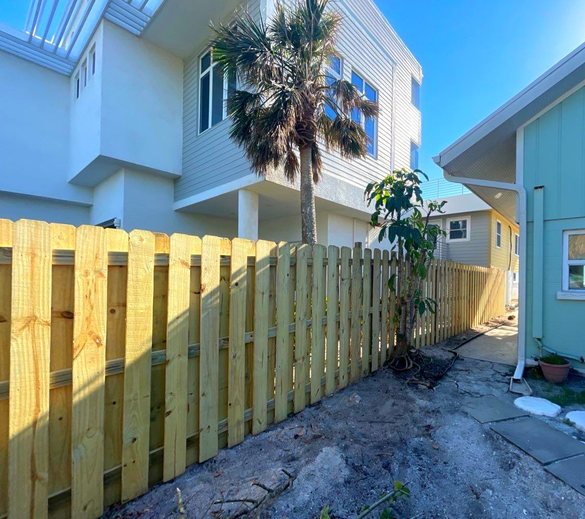 Wood Fence Installation using Shadowbox Wood Fence by Asap fence and gates, LLC
