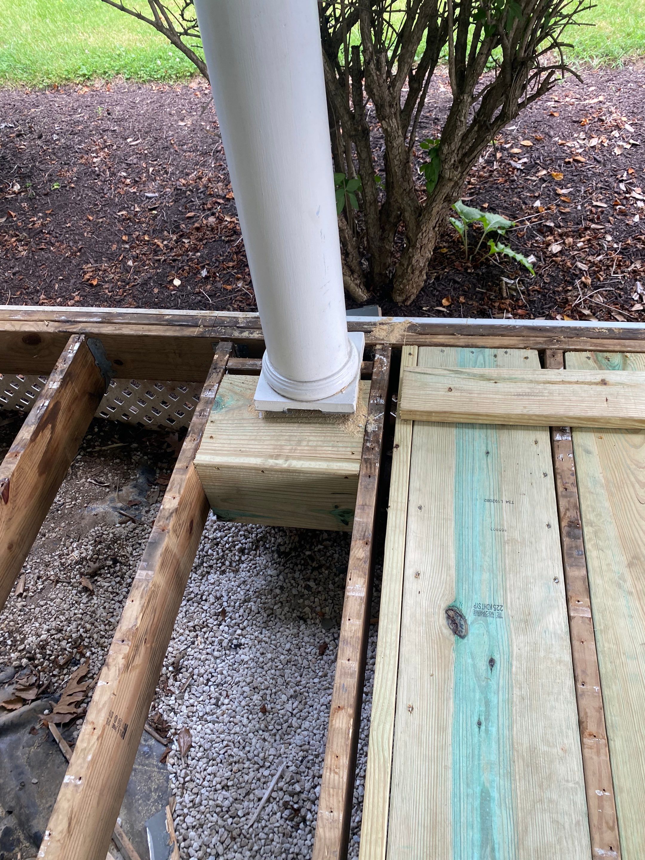 Front Porch Transformation using Timbertech Decking by The Smet Companies, LLC