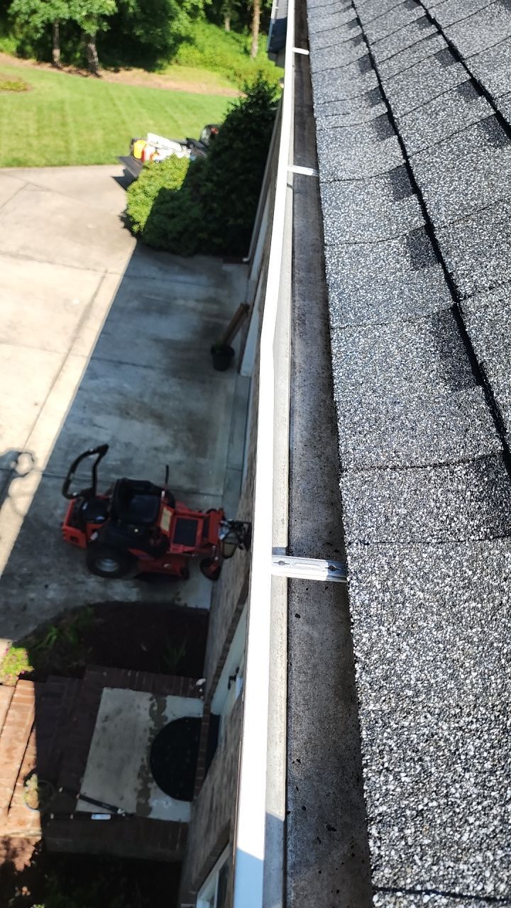 Gutter guard instalation  by Power Wash Masters LLC