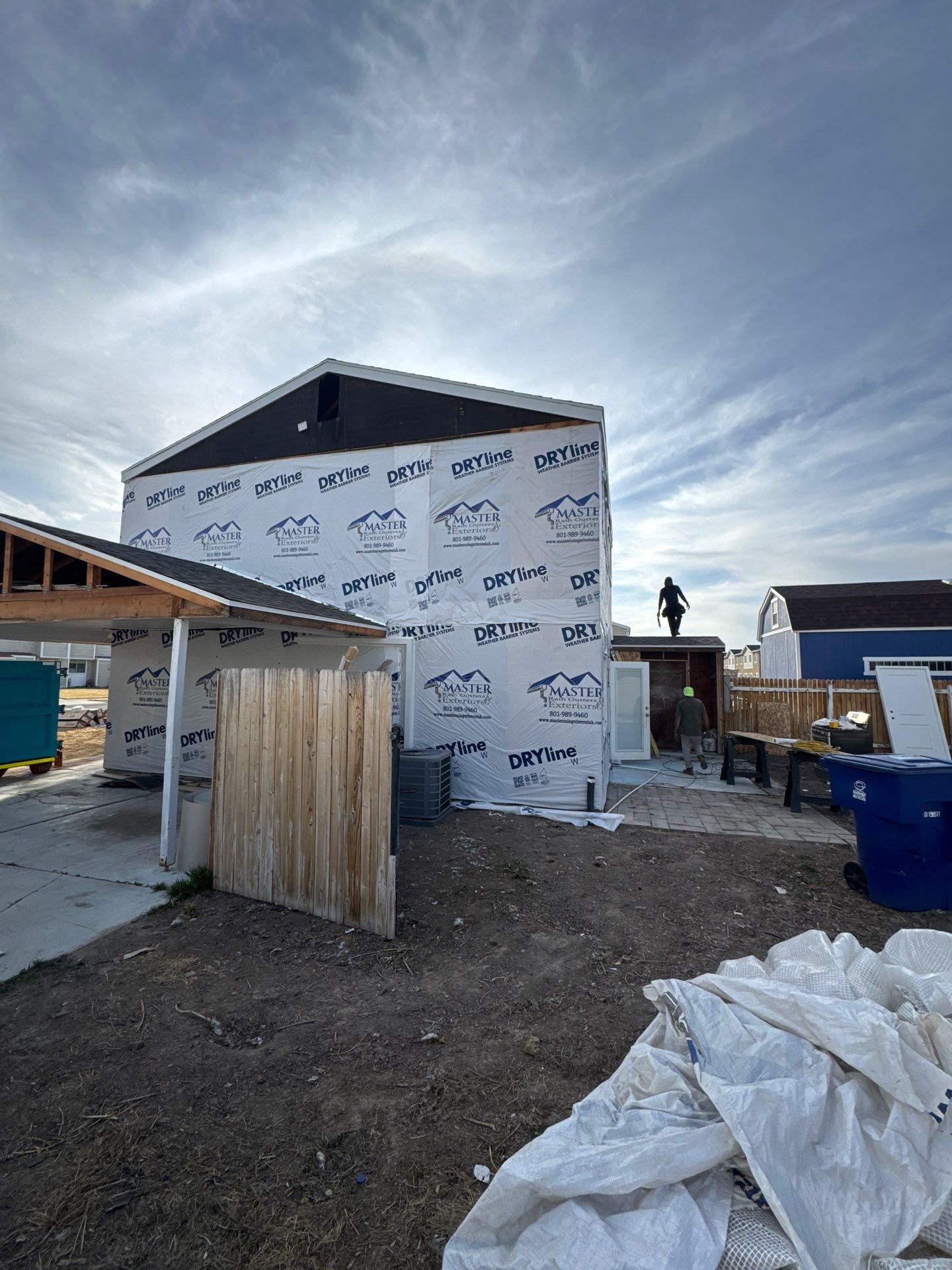 Project in Magna by Master Rain Gutters.