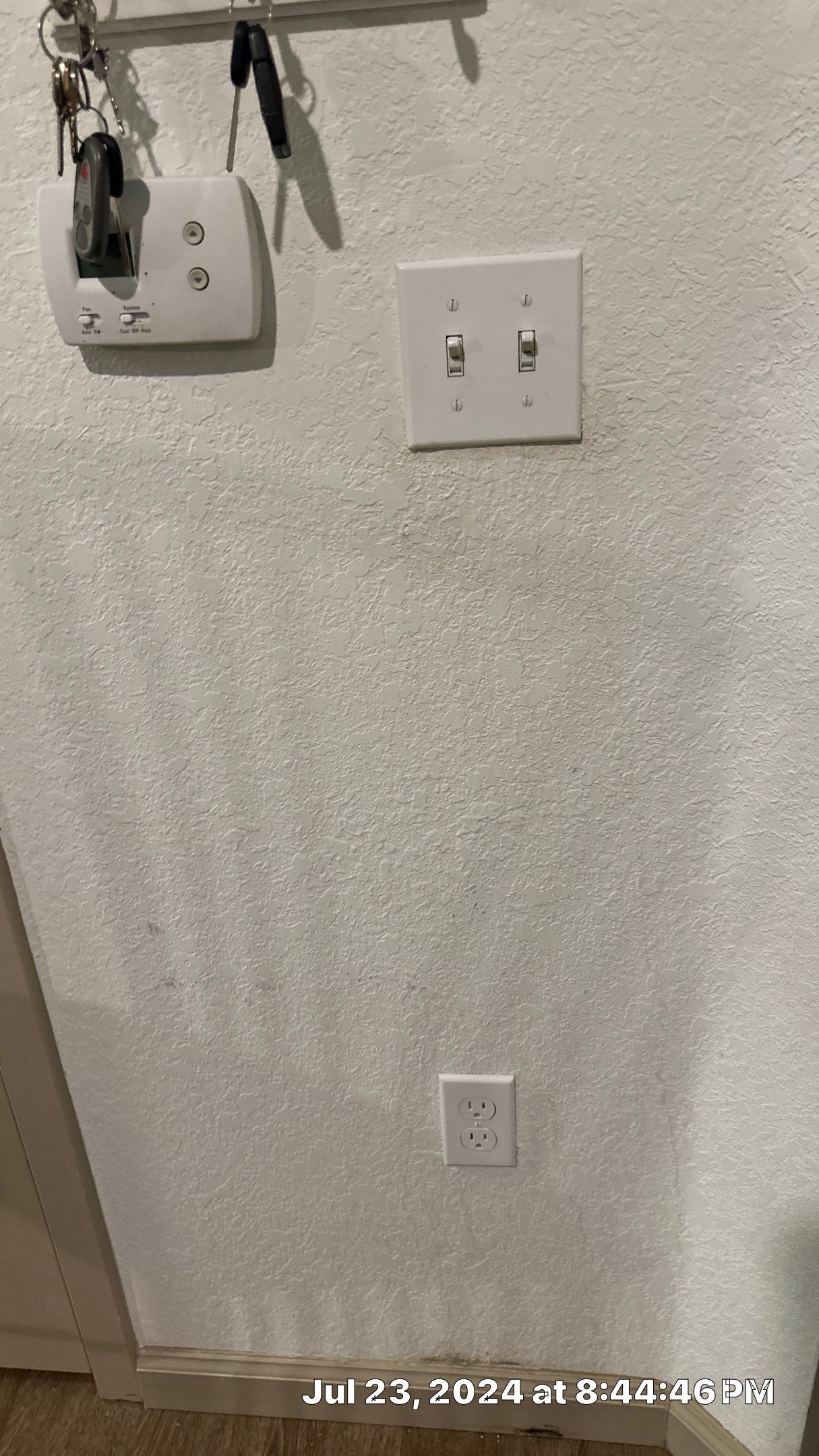 Performing testing for a young family with a 2 week old baby in their apartment by Building performance Solutions LLC