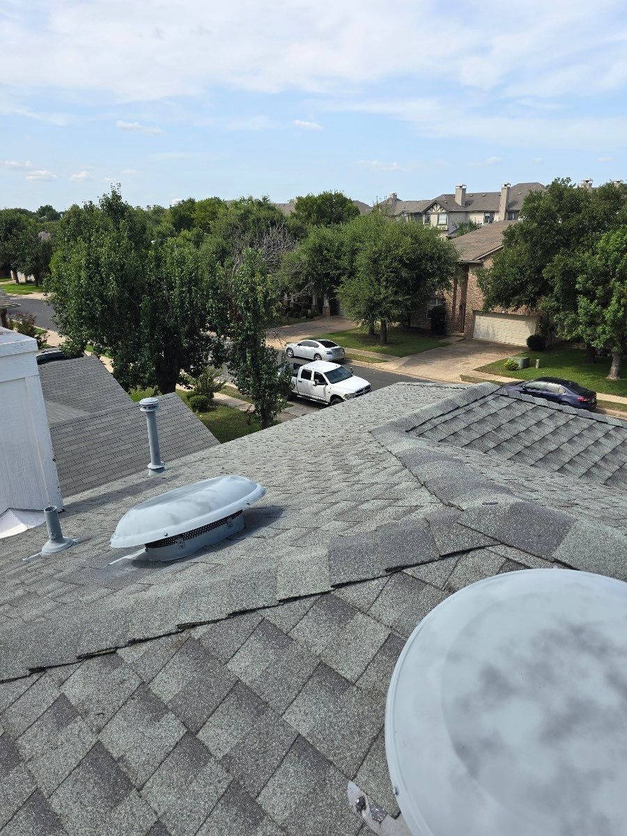 GAF Timberline HDZ Roofing Replacement and Fascia Restoration in Round Rock by Caliber Restoration LLC