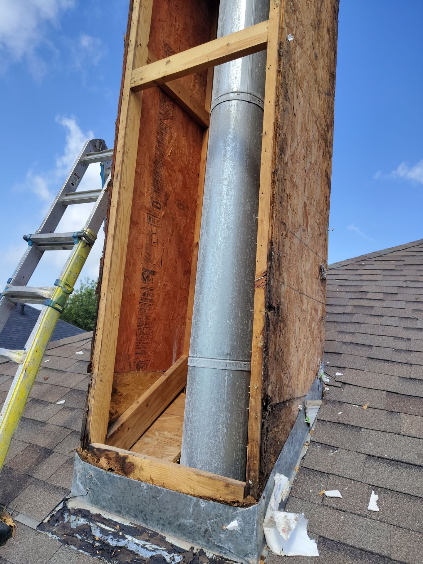 Chimney NEEDS Help! by Bayfront Roofing and Construction