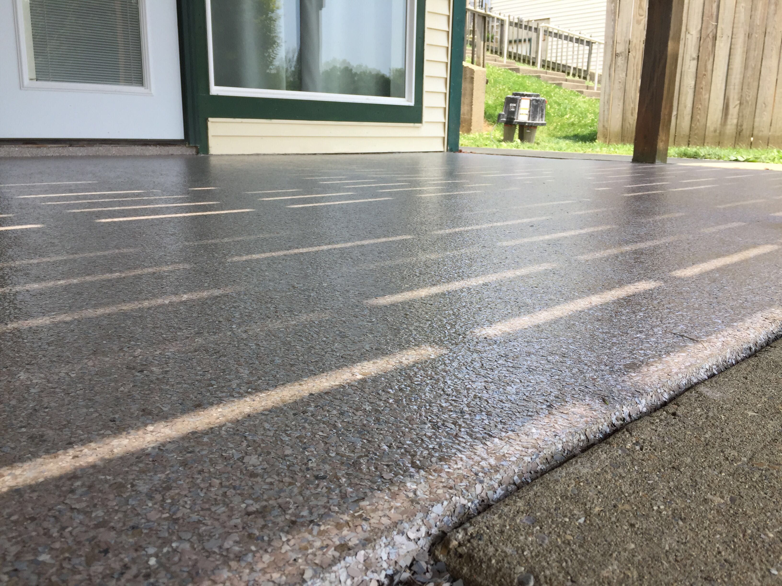 Patio Installation using Fieldstone by Your1DayFloor.com