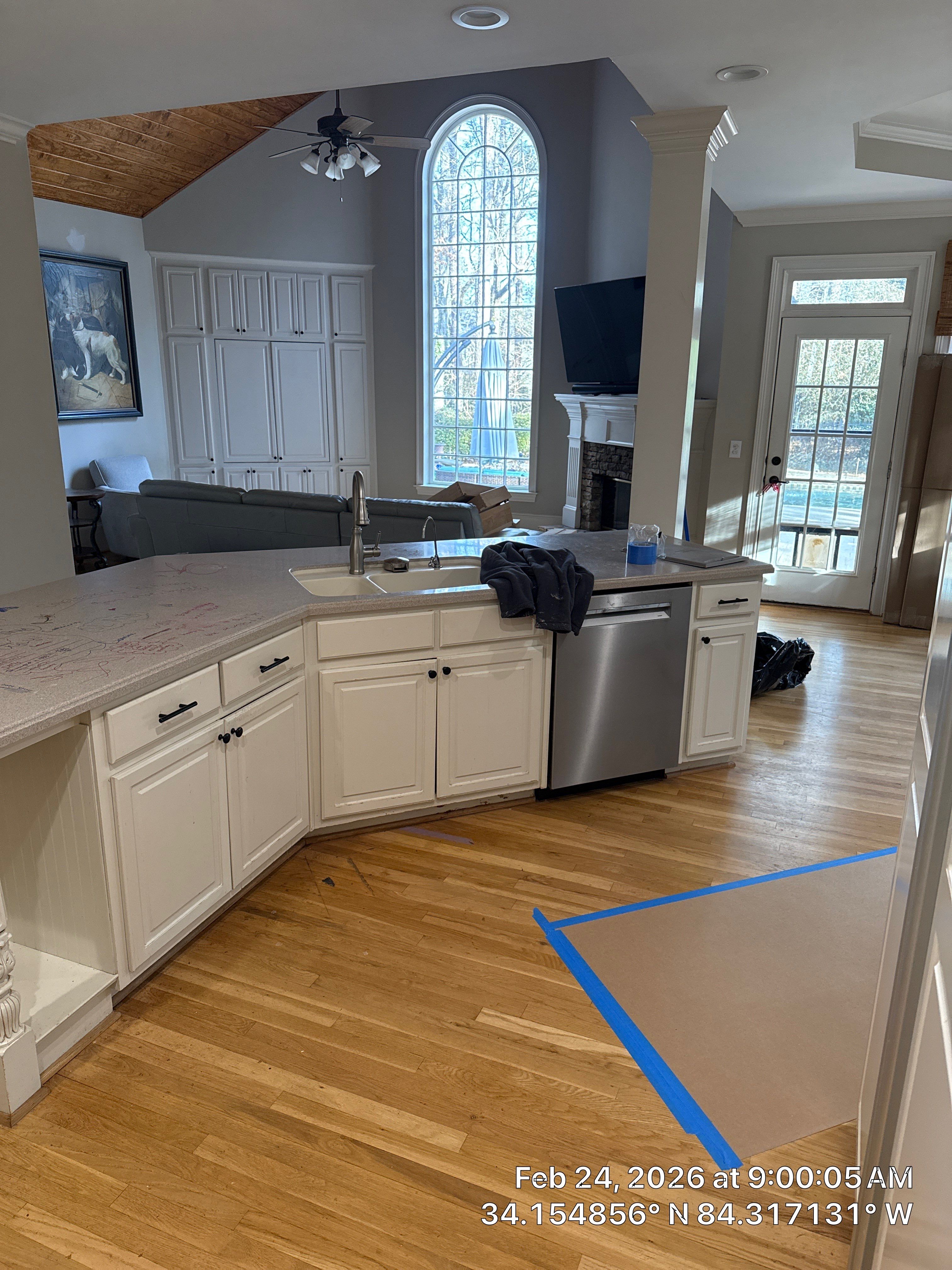 Alpharetta Kitchen Remodel Featuring Double Islands and White Quartz by Heart & Home Kitchen & Bath Remodeling LLC