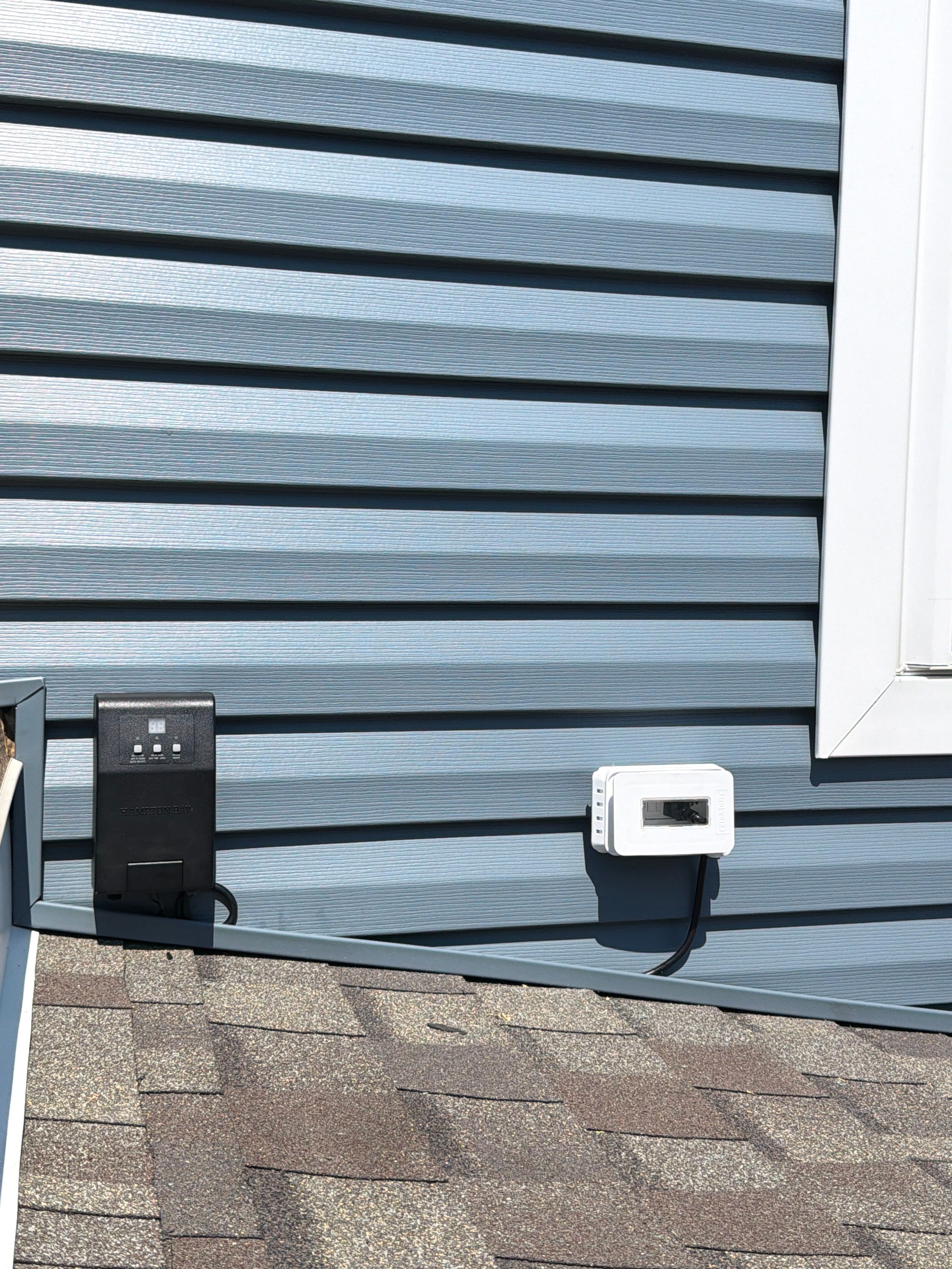 outdoor rooftop/deck entertainment wall by Spartan Home Pros