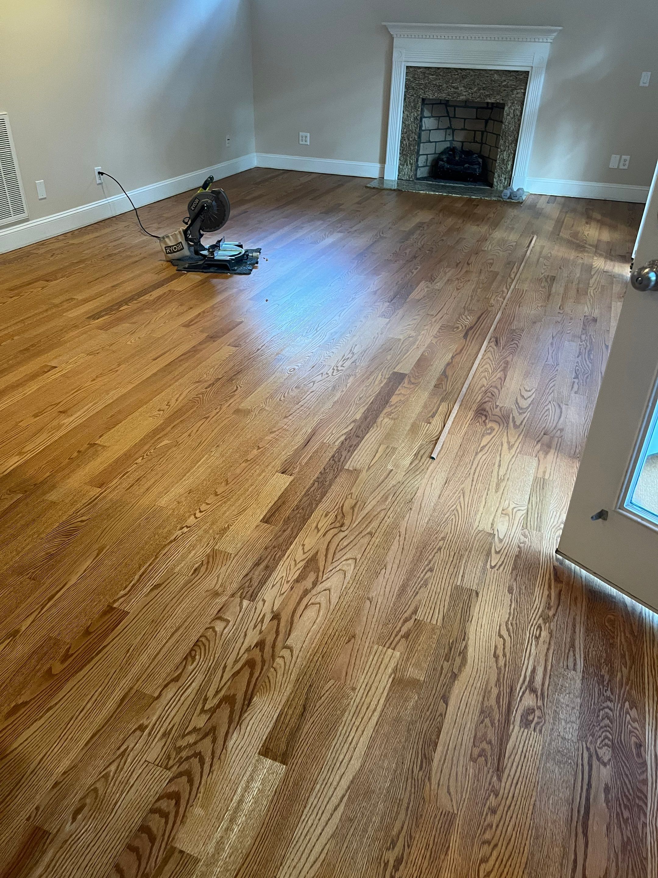 A beautiful refinishing project in The Oaks, Chapel Hill by Accent Custom Floors