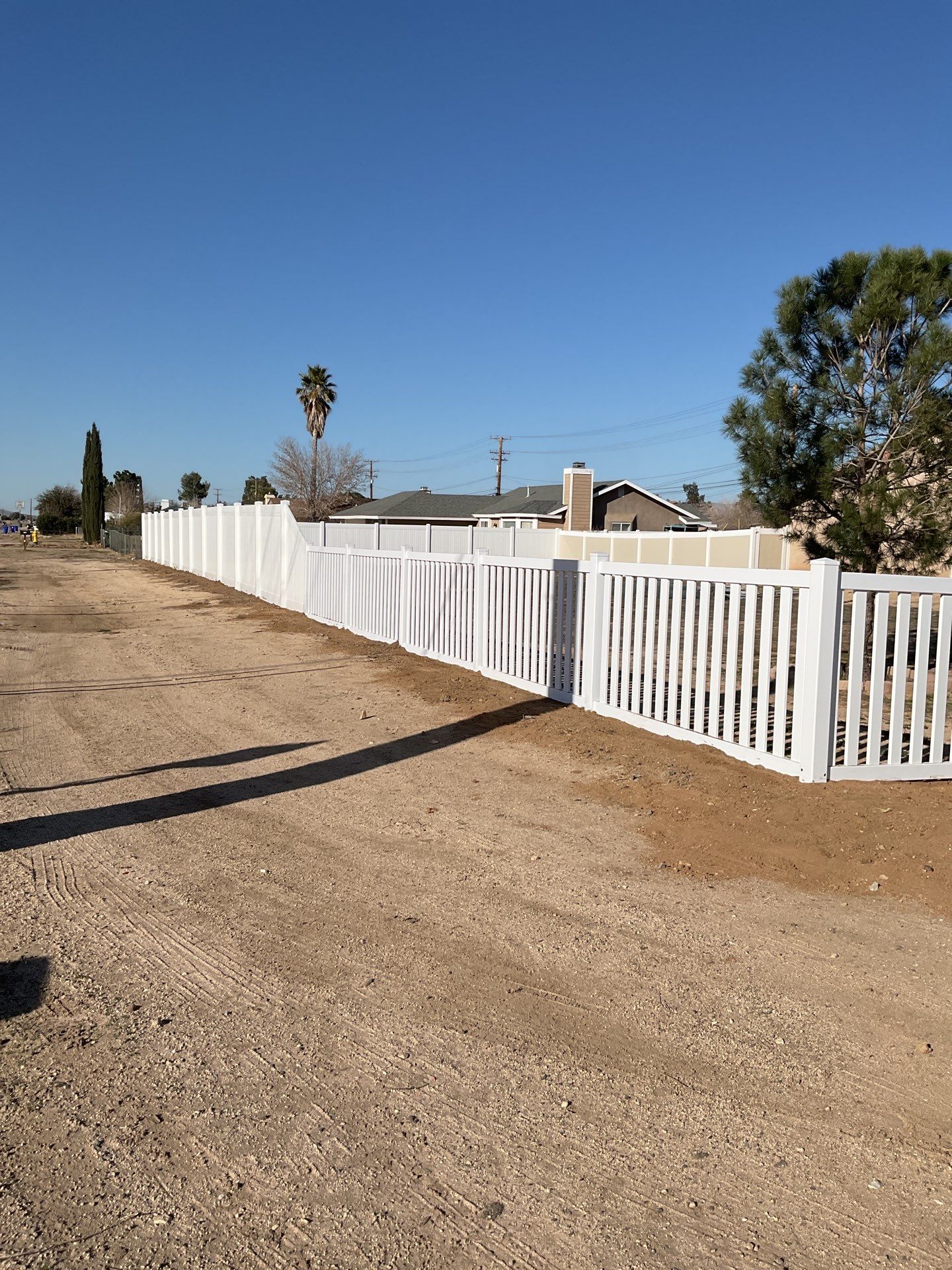 Box picket and privacy vinyl  by Fence Guys Inc. 