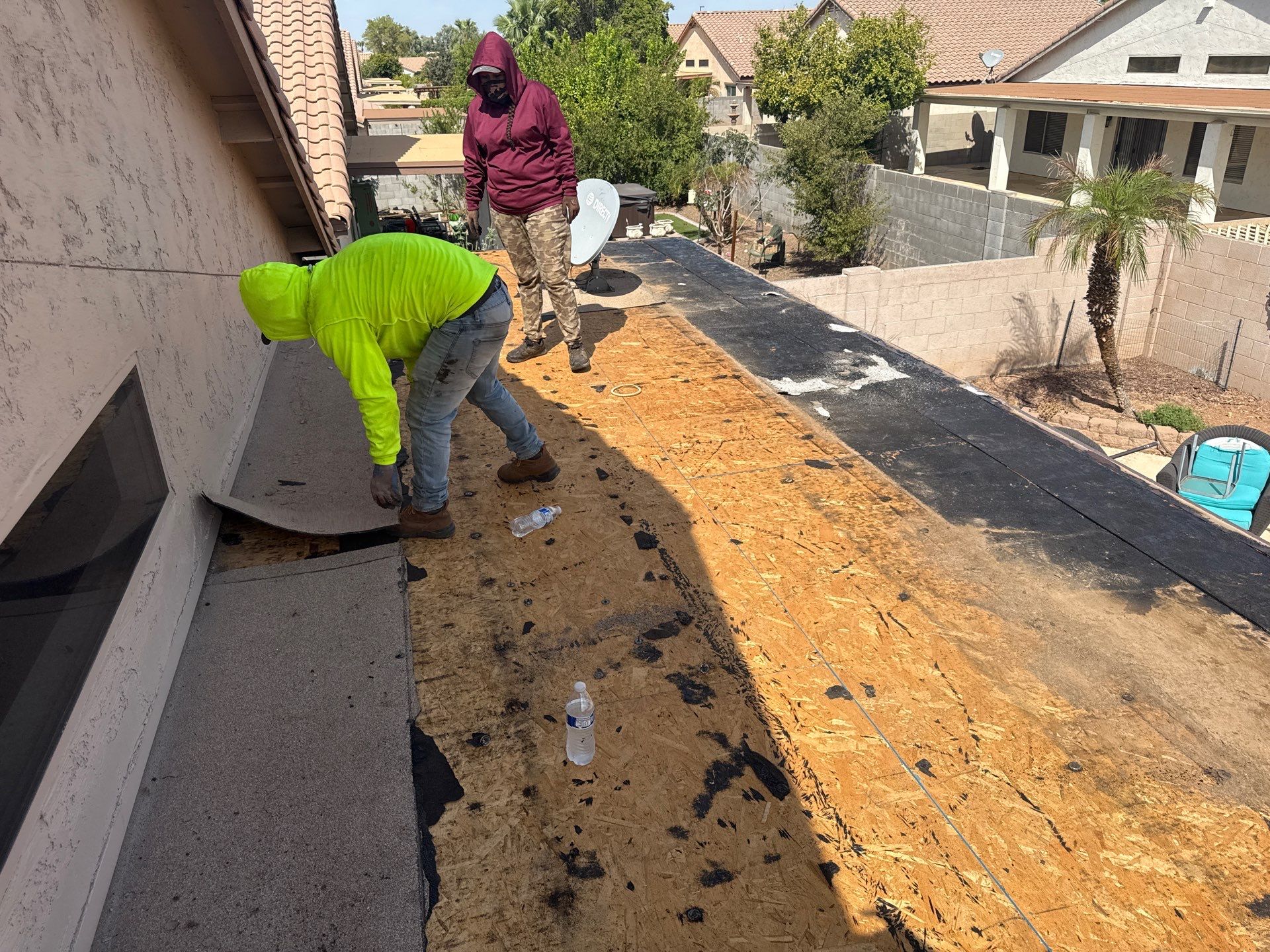 Tile Roof Underlayment Replacement and Structural Repair in Gilbert by APM Builders LLC