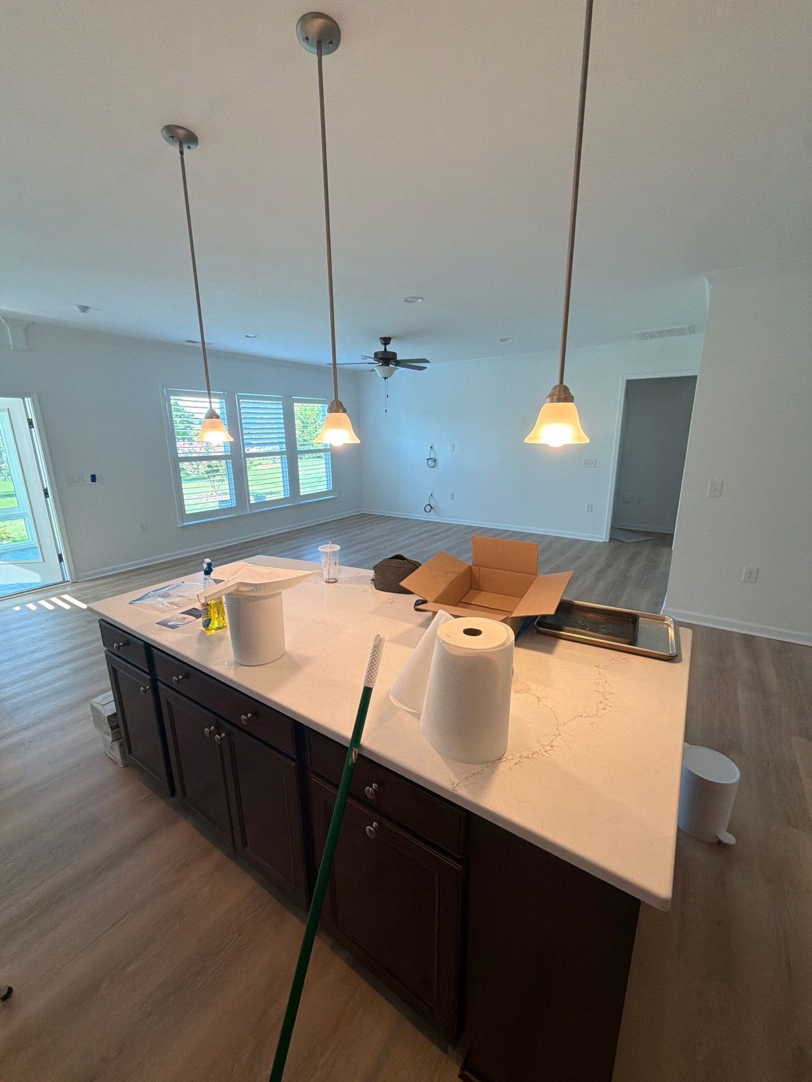 Luxury Vinyl Plank Flooring Installation and Interior Refresh in Durham by Billy Weatherspoon Contractor