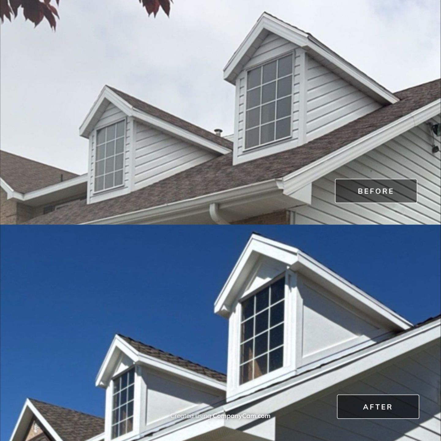 Orem | Custom Hardie Smooth Siding | Dove Wing & White Dove by Ideal Siding Utah