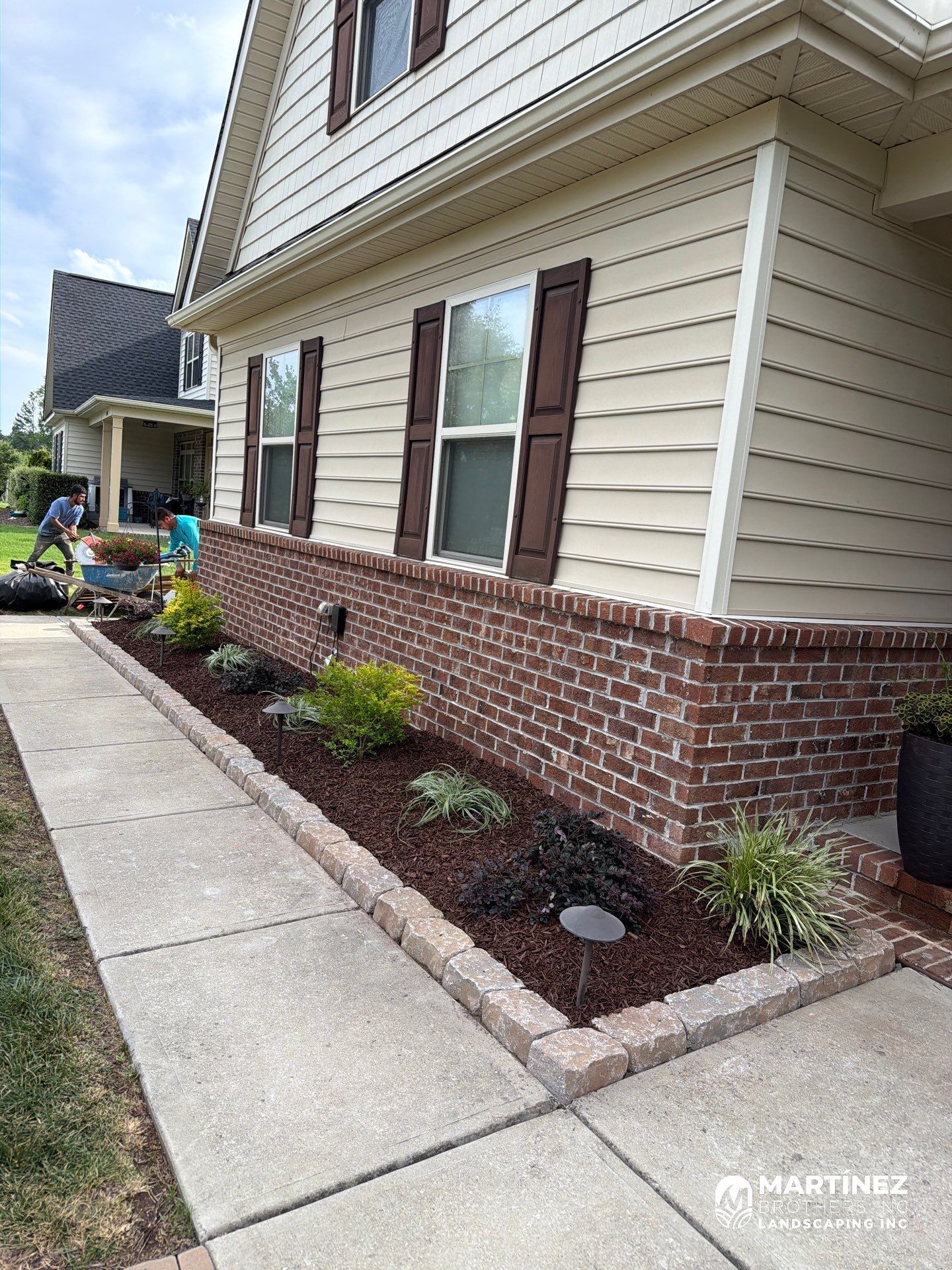 Improving garden beds in Durham by Martinez Brother’s Nc Landscaping Inc
