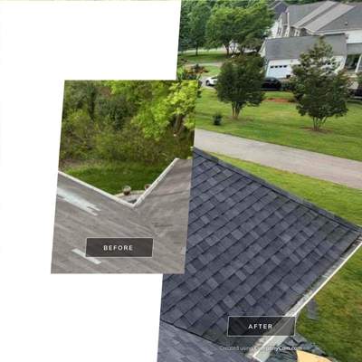 Roof Installation using IKO Cambridge